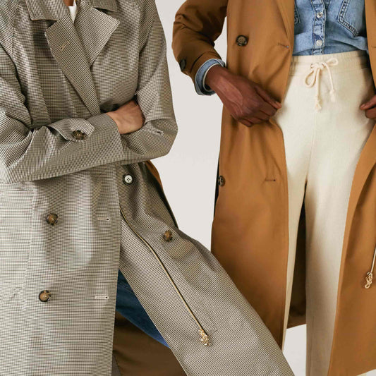 FROM WHAT MATERIALS ARE OUR RAINCOATS MADE?