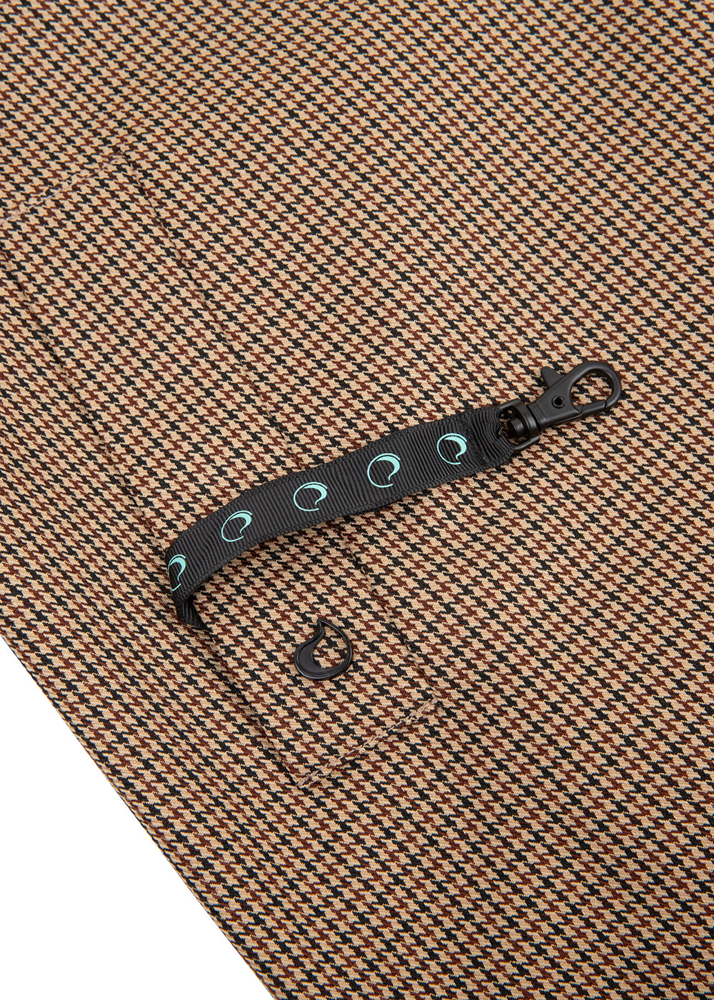 Waterproof Straight-Fit Short Trenchcoat | Houndstooth Check