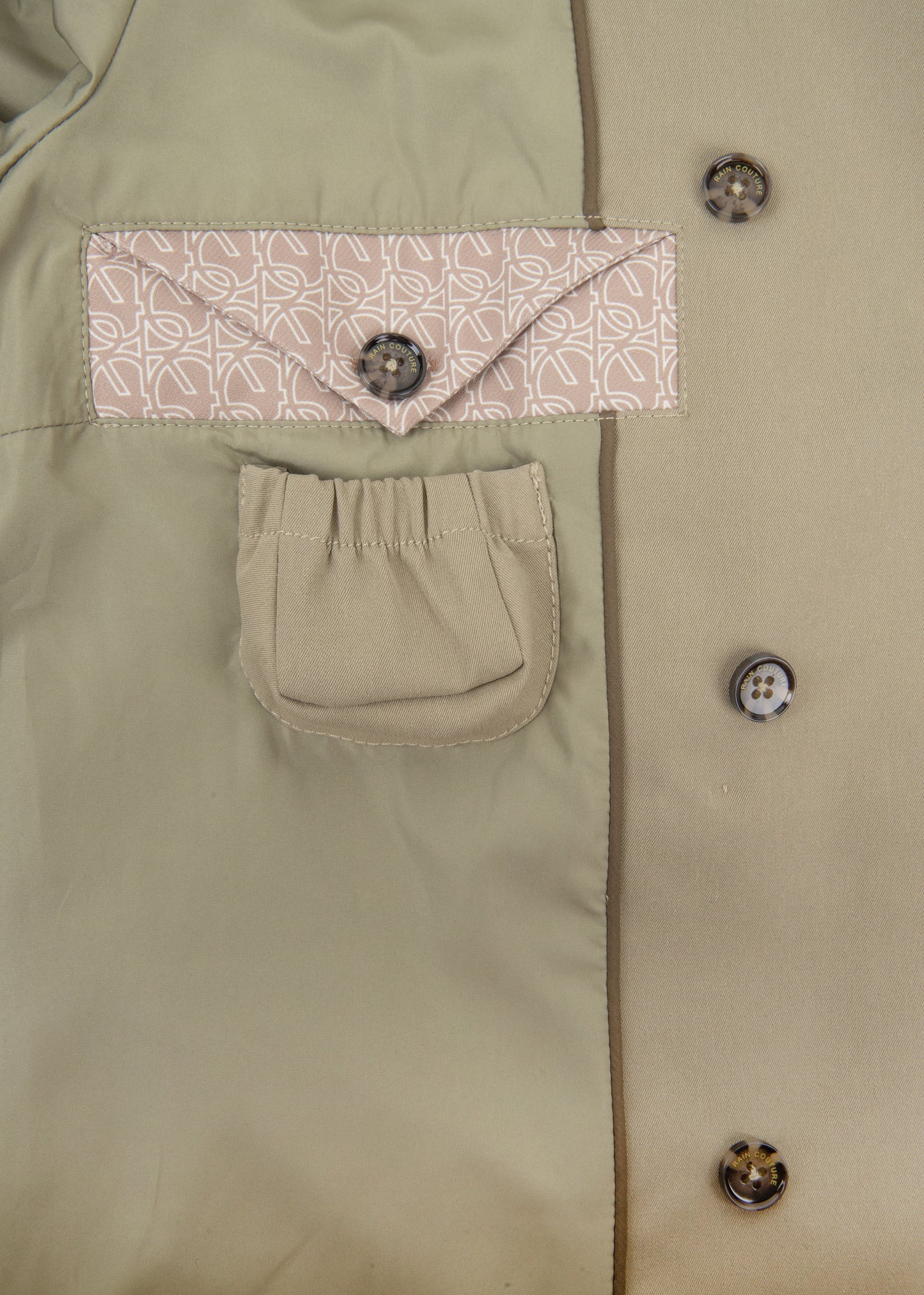 Waterproof Straight-Fit Trenchcoat | Khaki Green