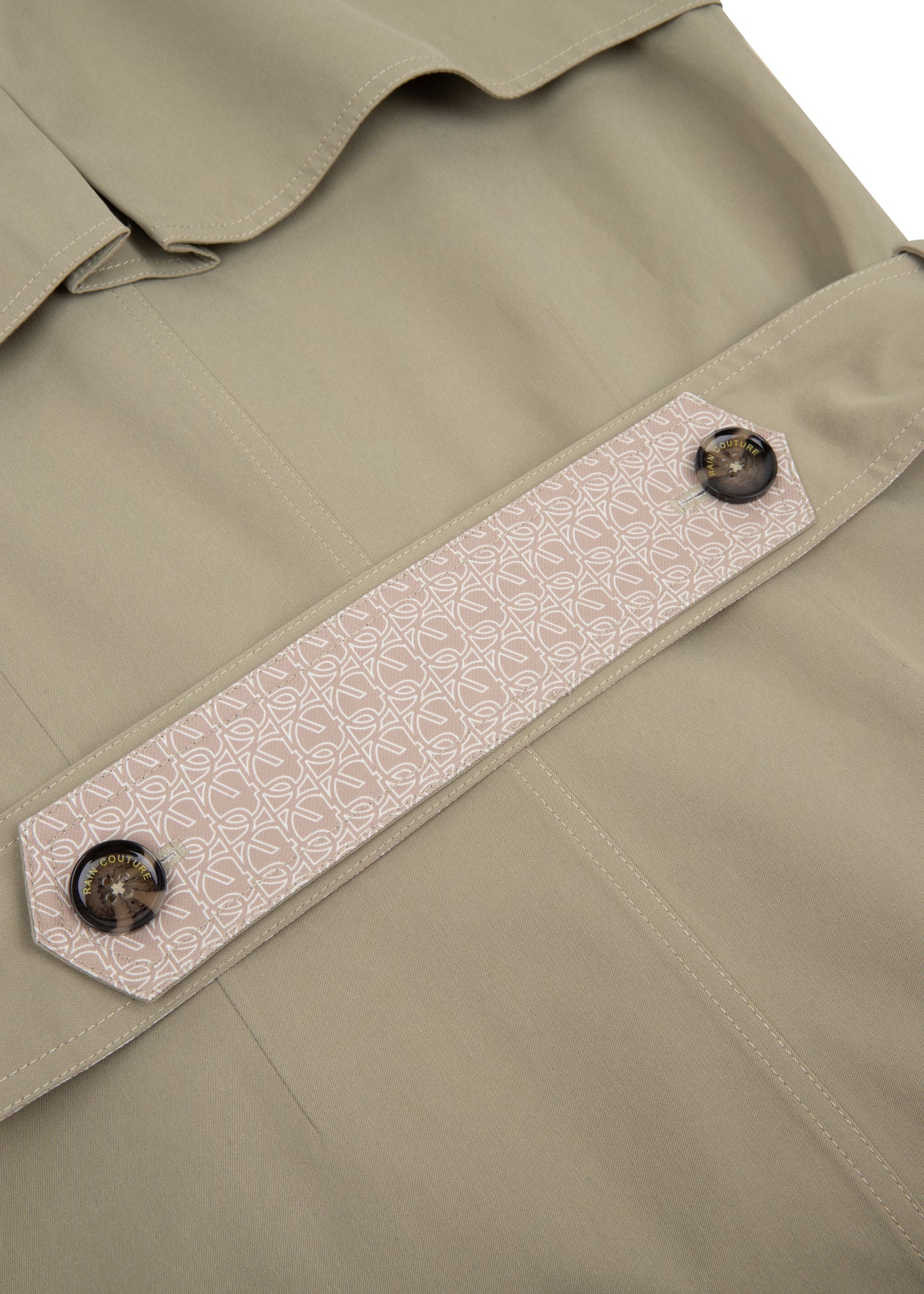 Waterproof Straight-Fit Trenchcoat | Khaki Green