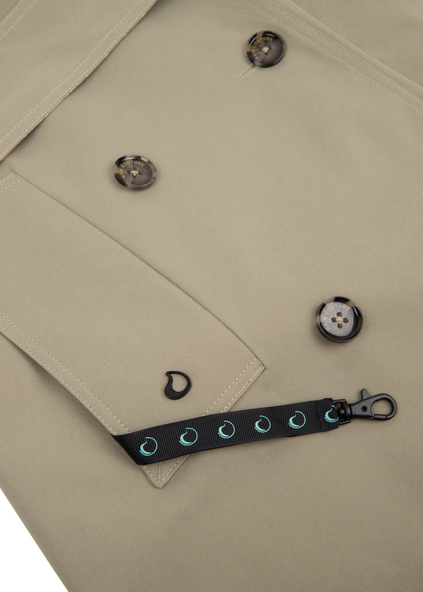 Waterproof Straight-Fit Trenchcoat | Khaki Green