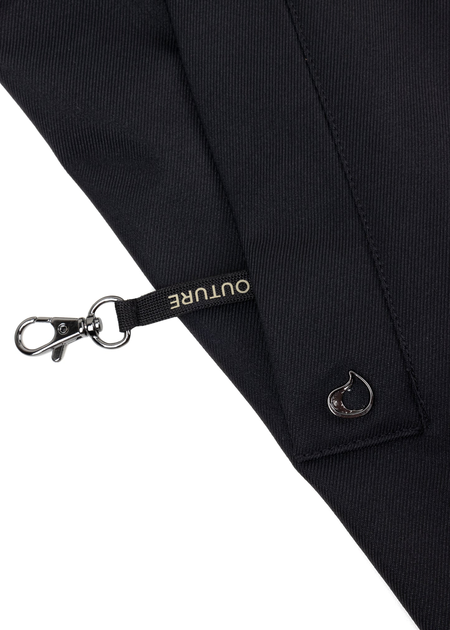 Waterproof Zip-Off Straight-Fit Trenchcoat | Black