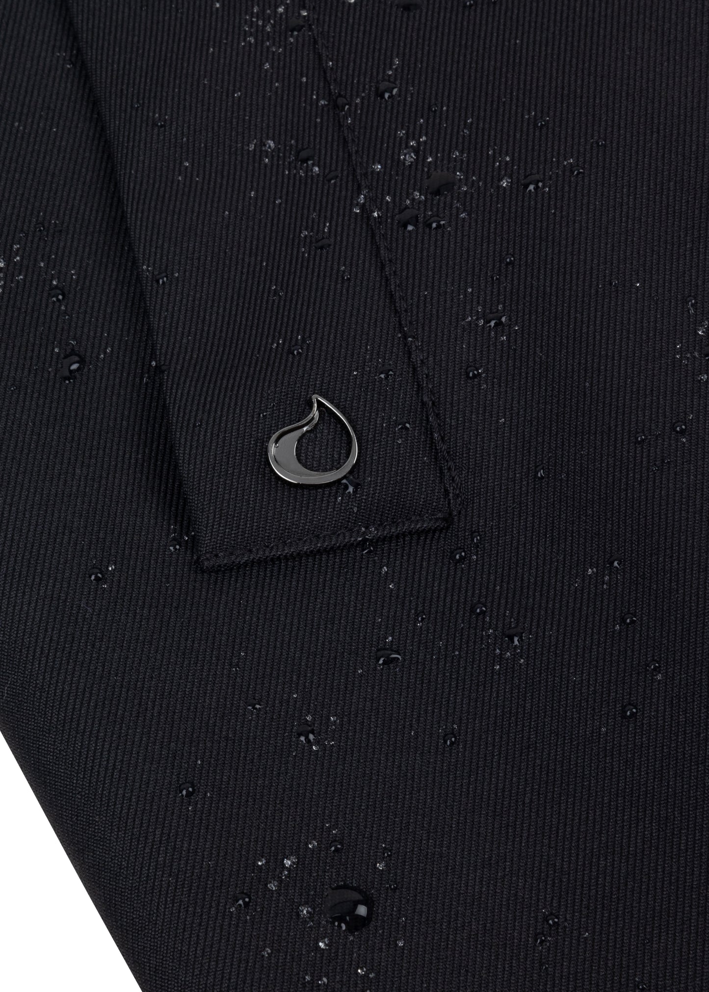 Waterproof Zip-Off Straight-Fit Trenchcoat | Black