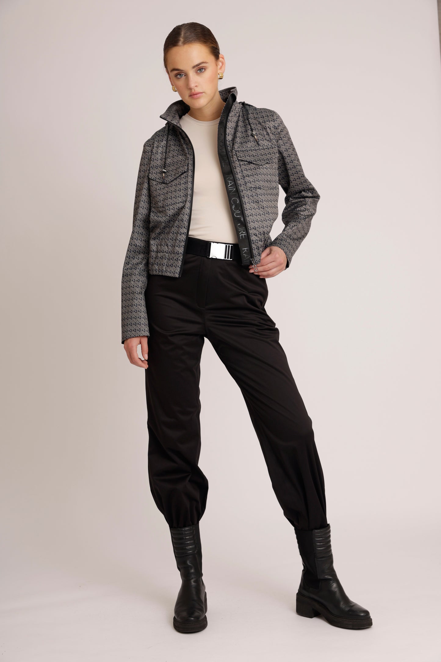 Waterproof Stretchable Bomber Jacket | Monogram