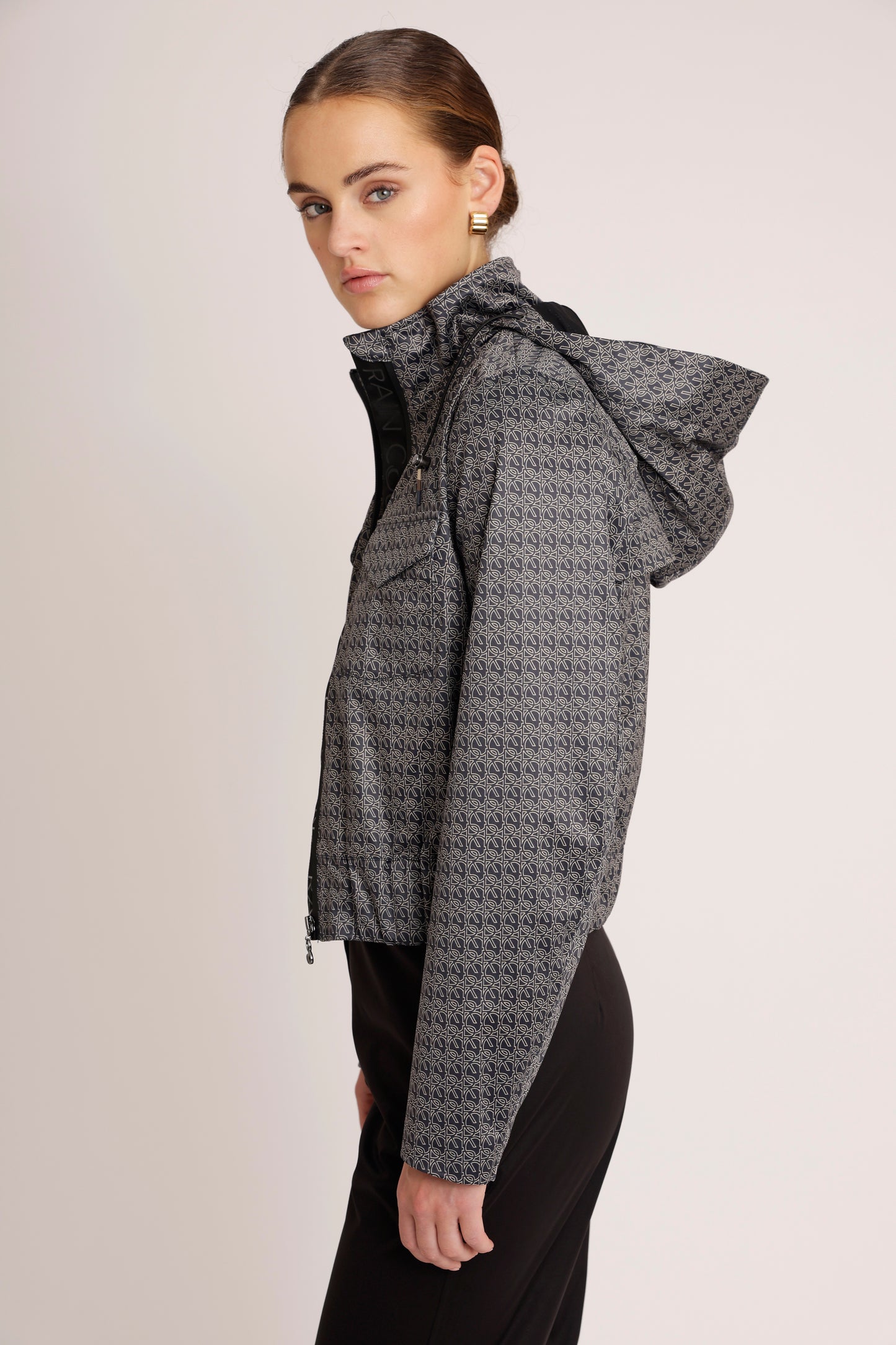 Waterproof Stretchable Bomber Jacket | Monogram