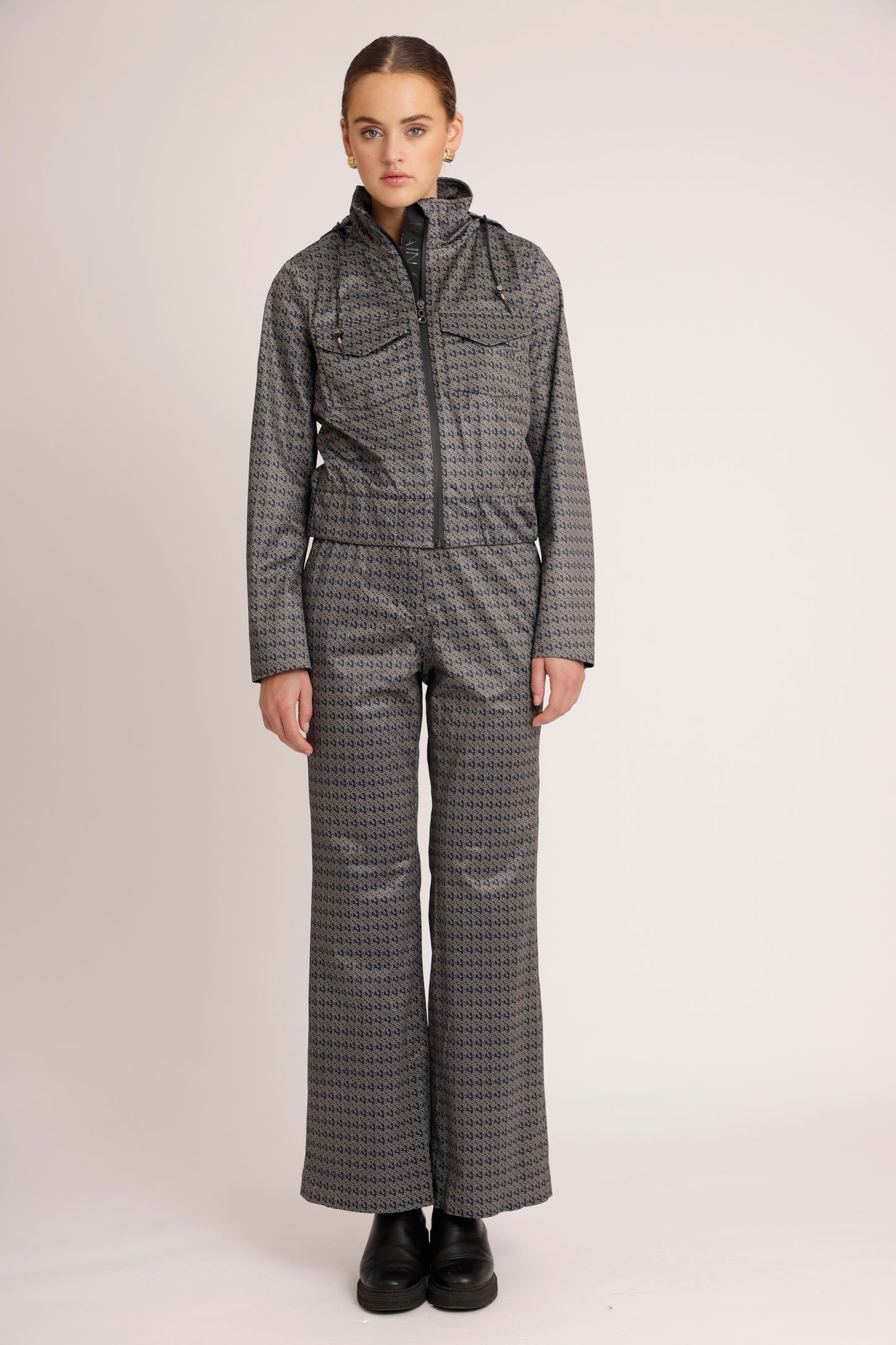 Waterproof Stretchable Bomber Jacket | Monogram