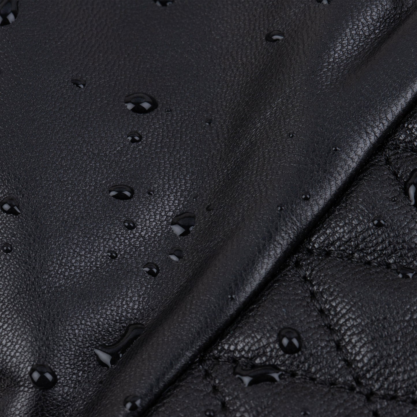 Waterproof Women Leather Gloves | Black