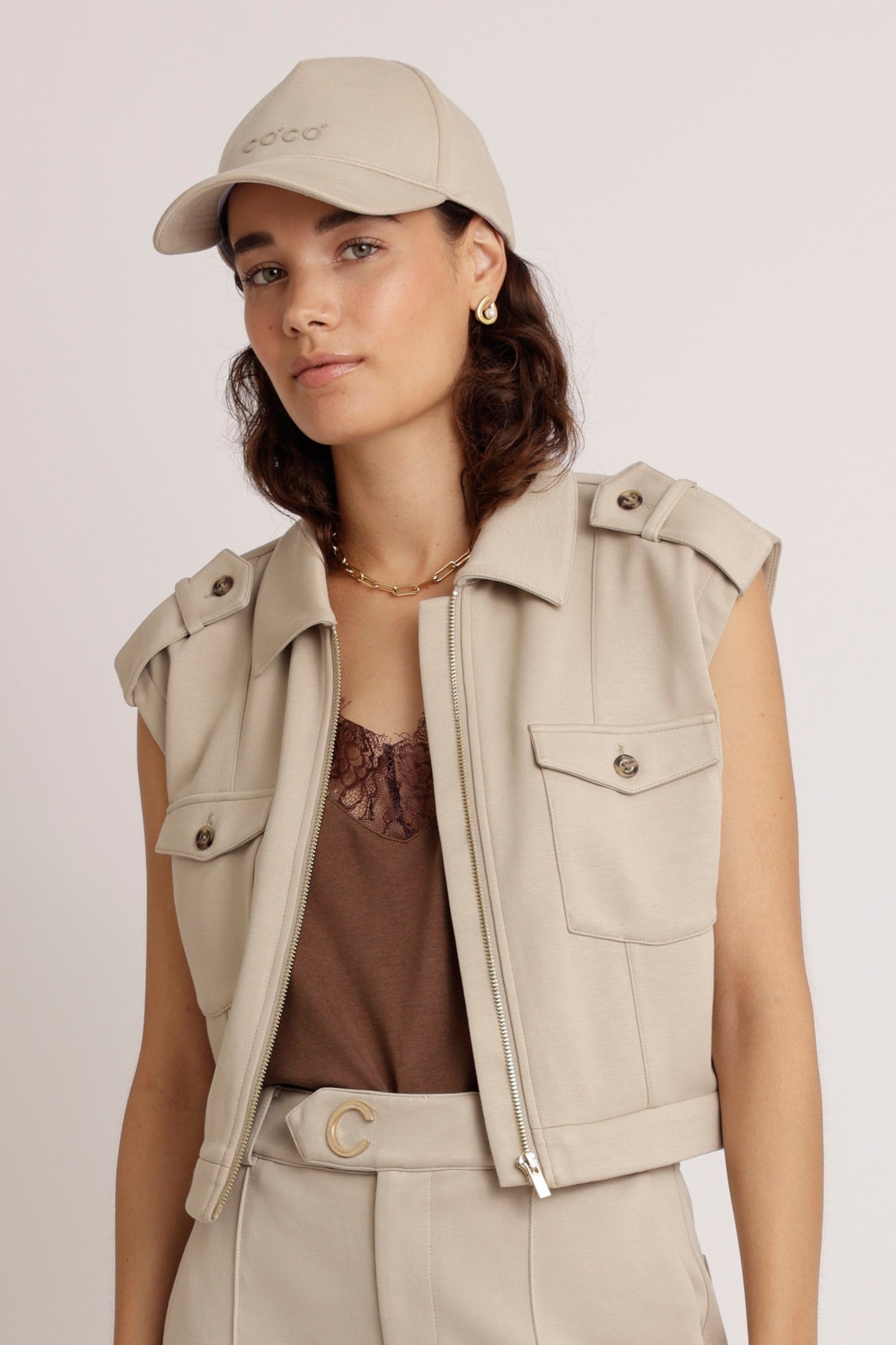 Minimalist Structured Cap | Beige
