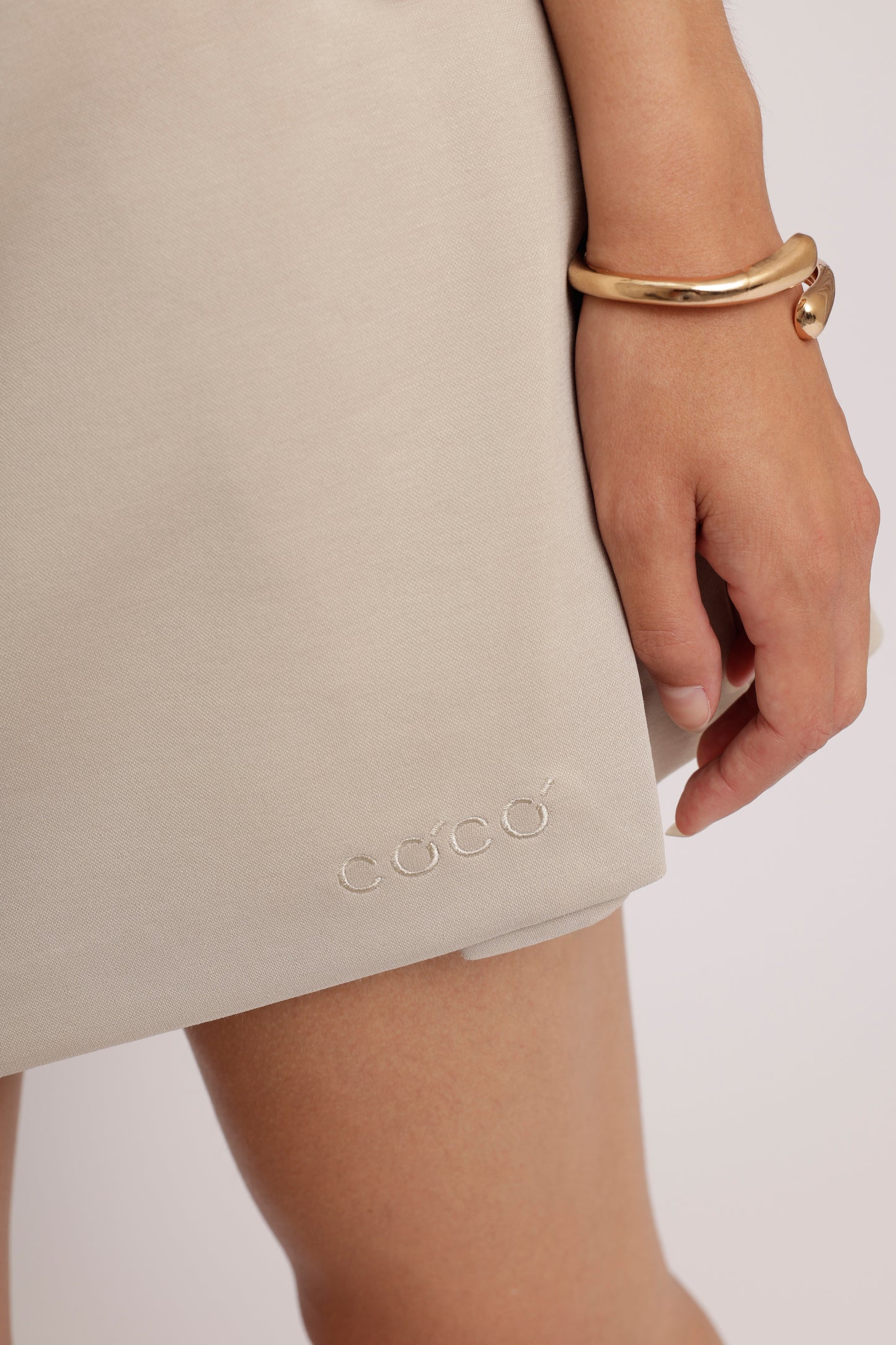 Bike-Friendly Skort | Beige