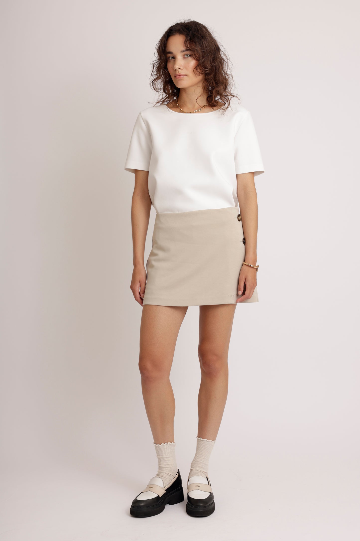 Essential Seamless Top | White