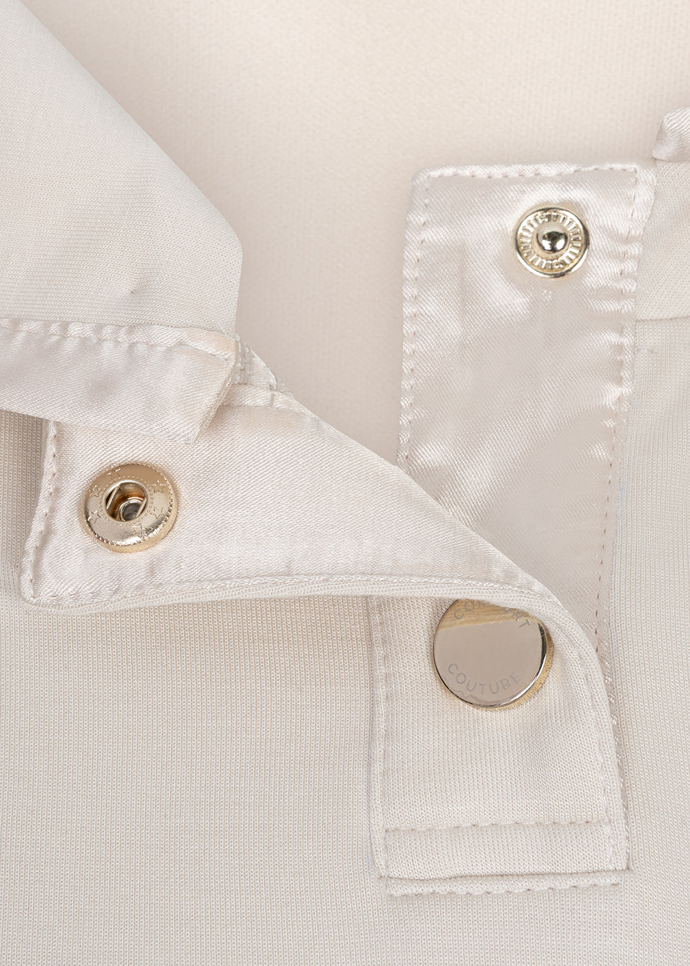 Removable-Hood Logo Sweat | Creamy Beige