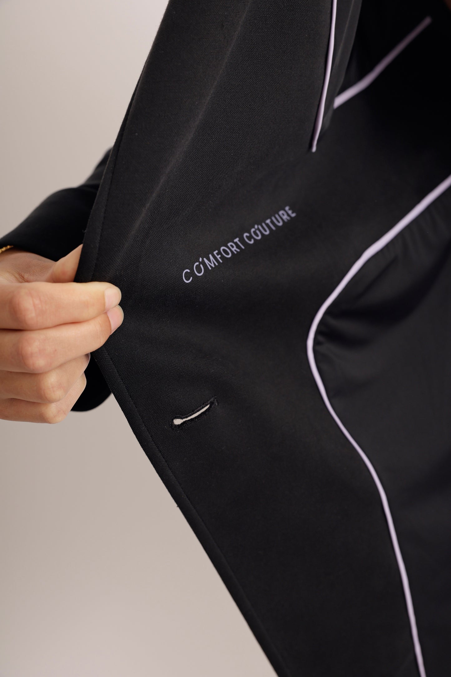 Wrinkle-Free Stretch Blazer | Almost Black