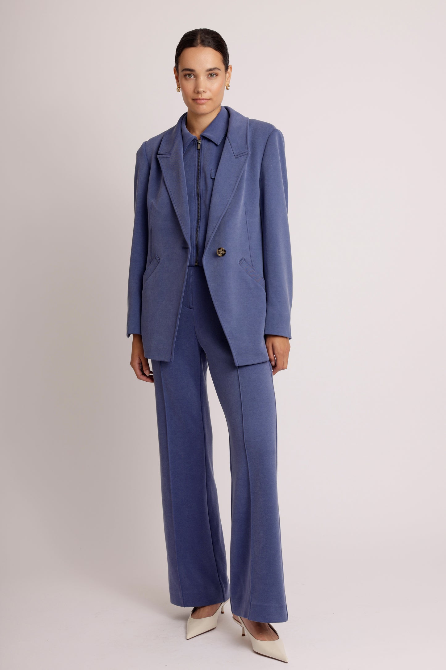 3-in-1 Zip-Off Jumpsuit | Mid-Blue