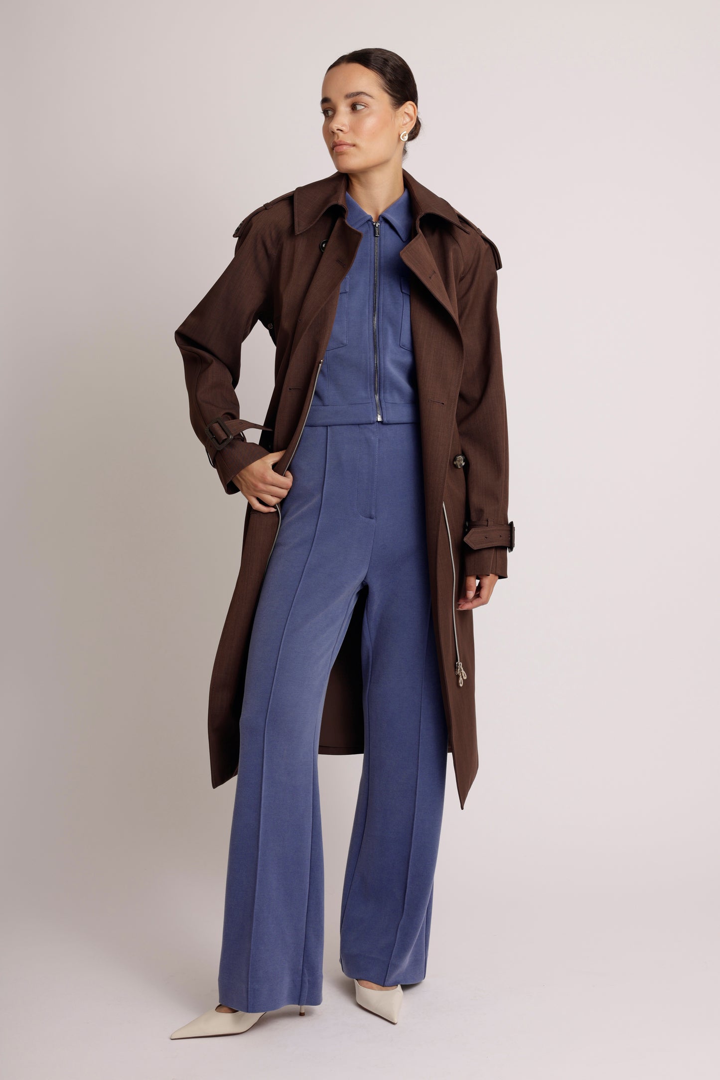 3-in-1 Zip-Off Jumpsuit | Mid-Blue