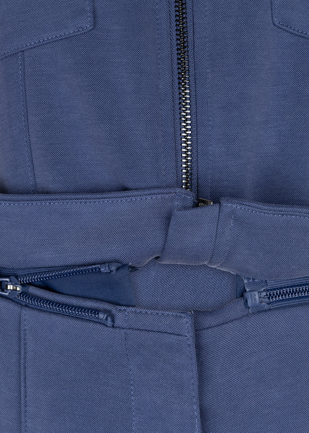 3-in-1 Zip-Off Jumpsuit | Mid-Blue
