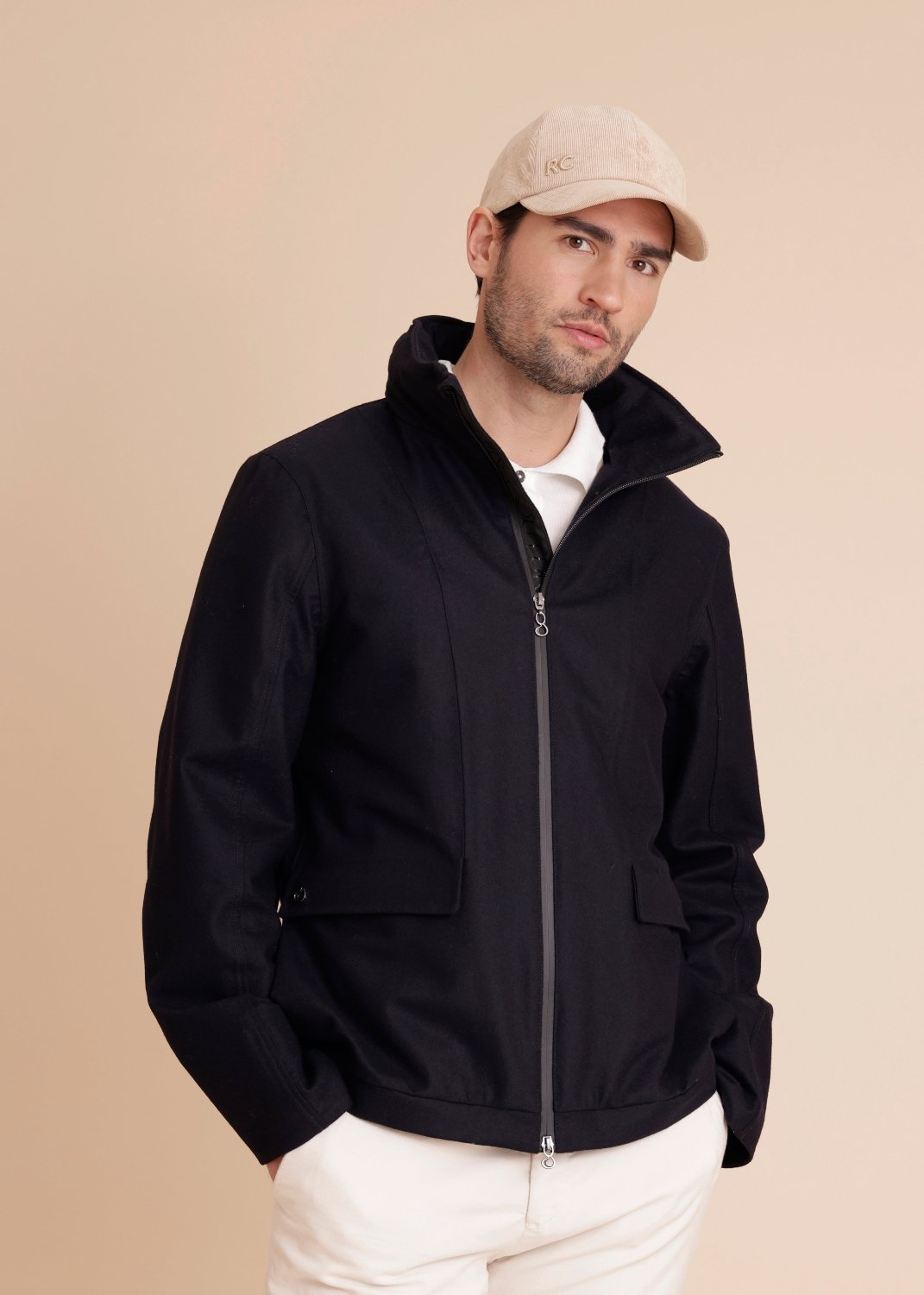 Mens Waterproof Cap | Beige