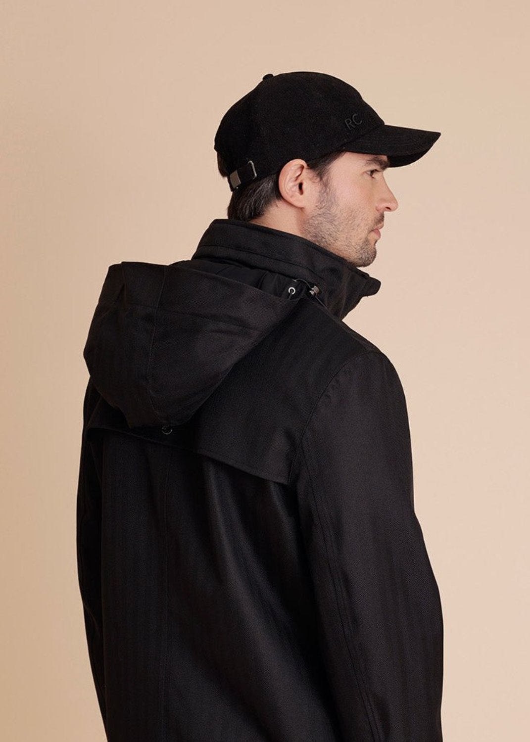 Mens Waterproof Cap | Black