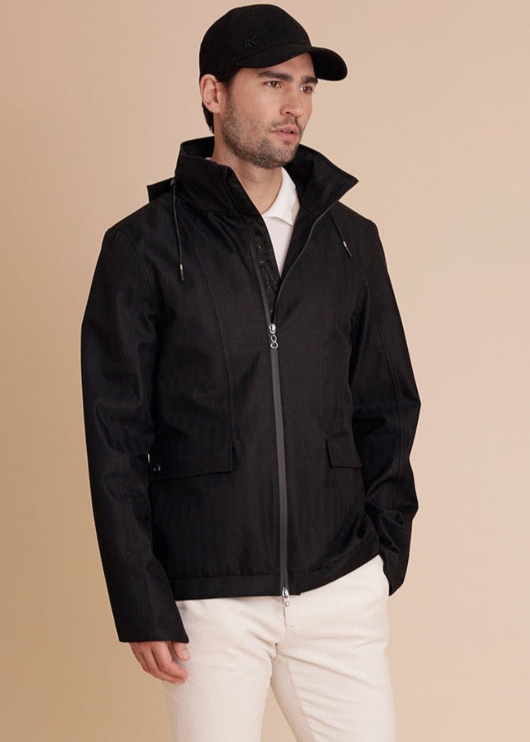 Mens Waterproof Cap | Black