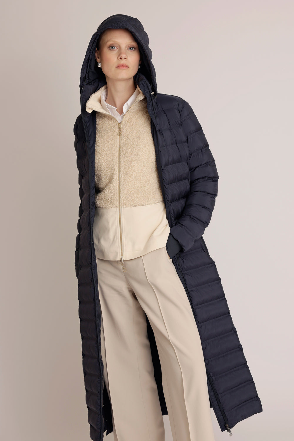 Maxi Waterproof Puffer Jacket | True Navy