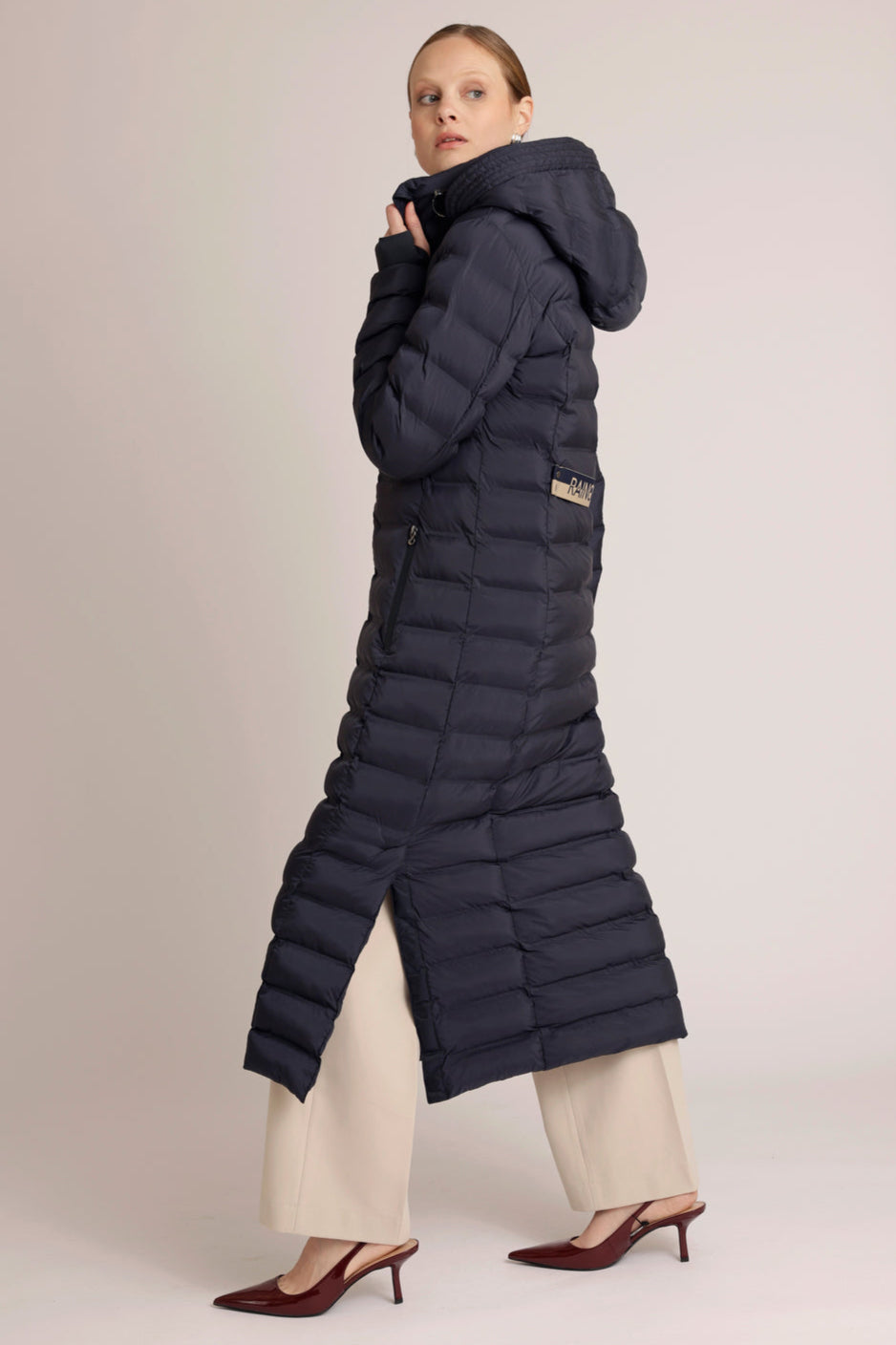 Maxi Waterproof Puffer Jacket | True Navy