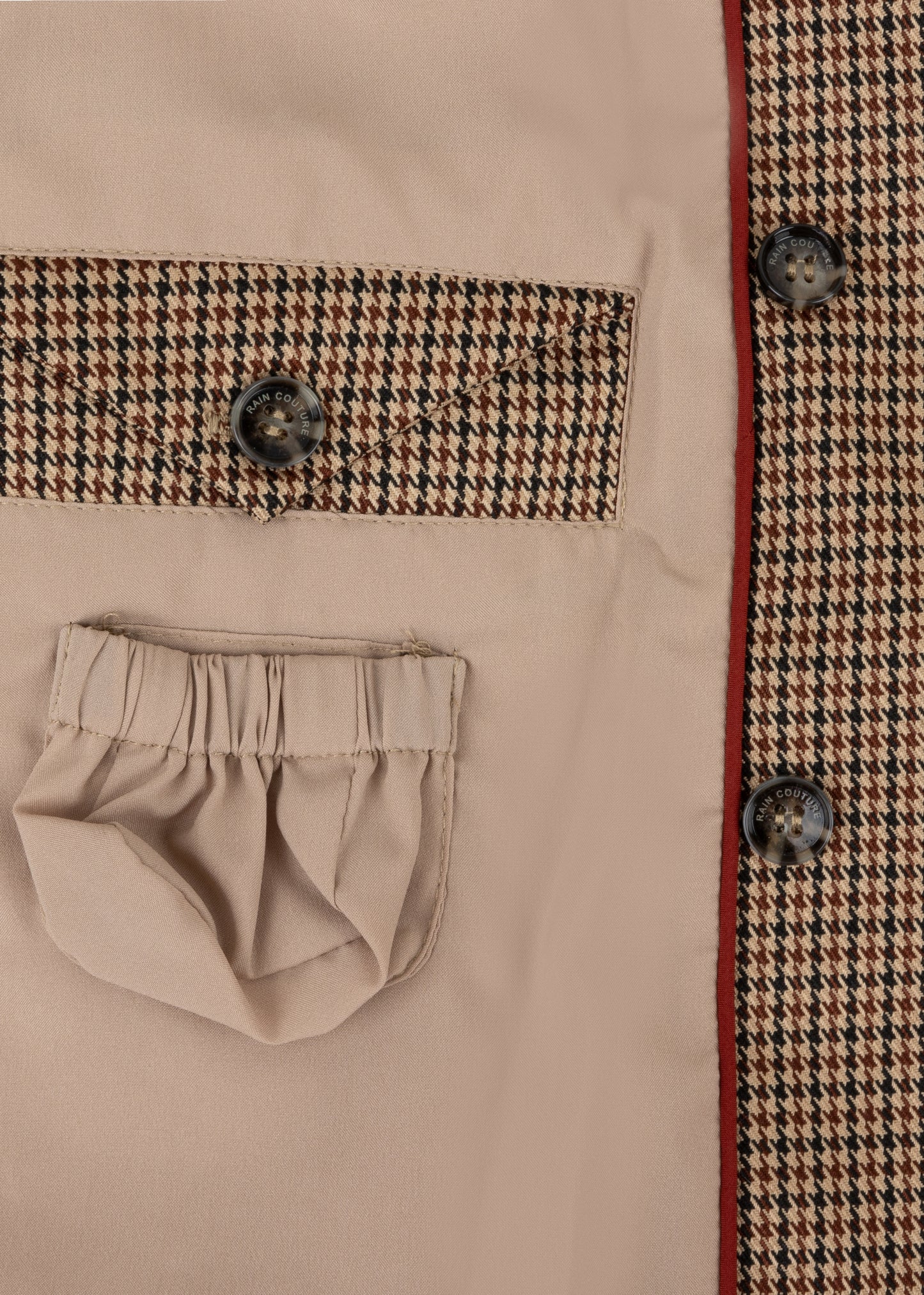 Waterproof Tailored Fit Parka | Houndstooth Check
