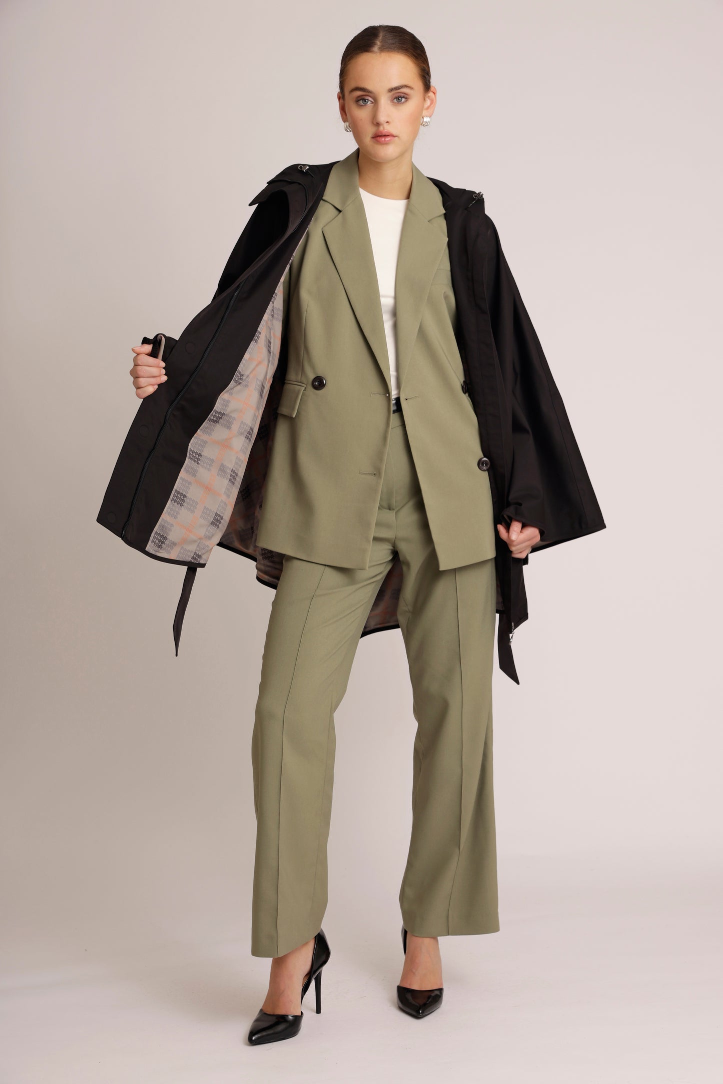 Waterproof Poncho Cape | Black