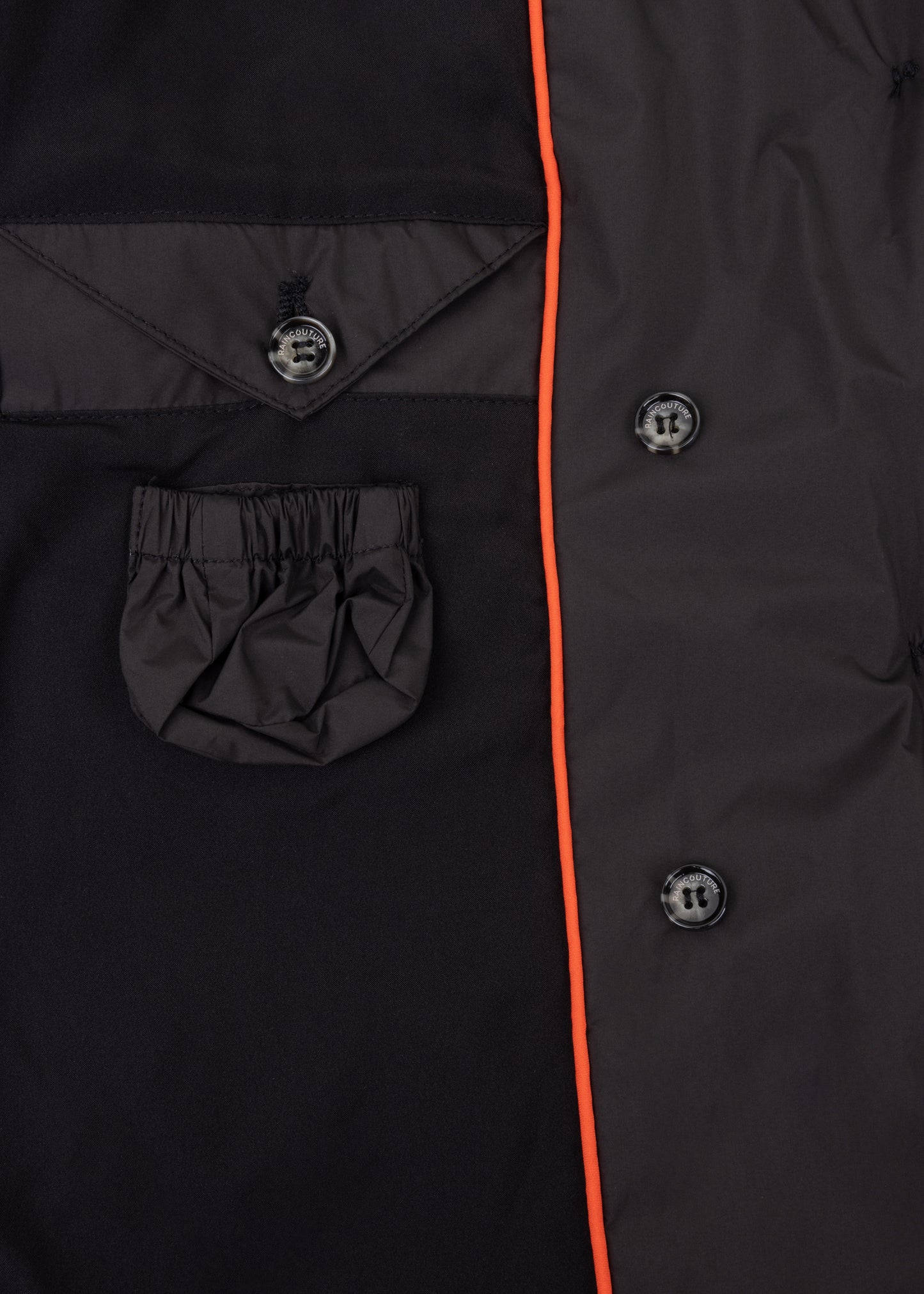 Waterproof Puffer Poncho | Black