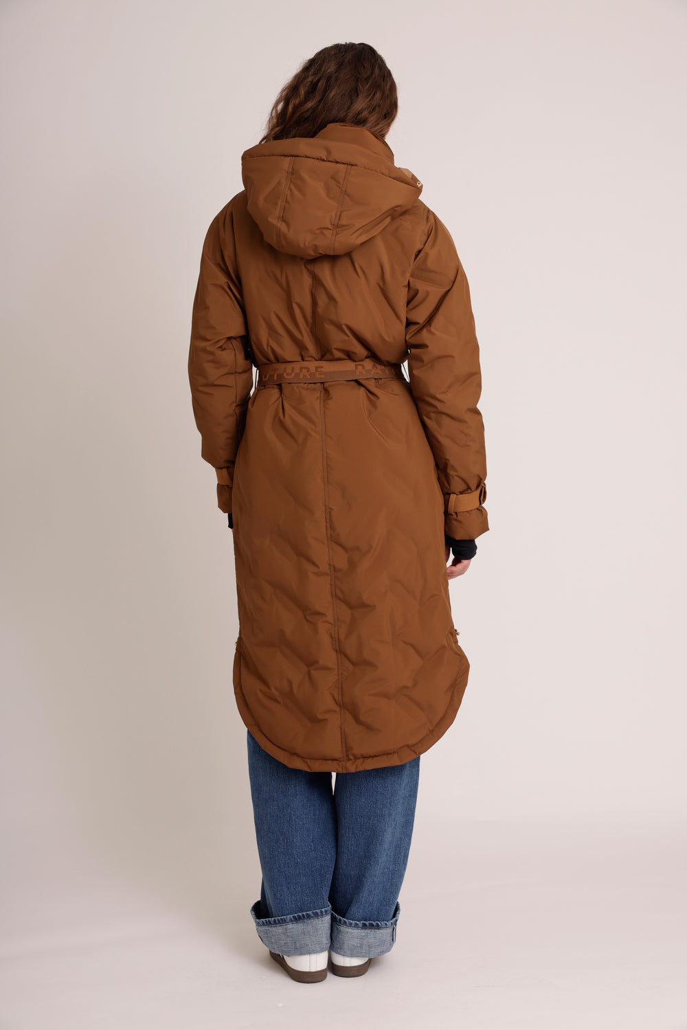 Waterproof Puffer Poncho | Bronze