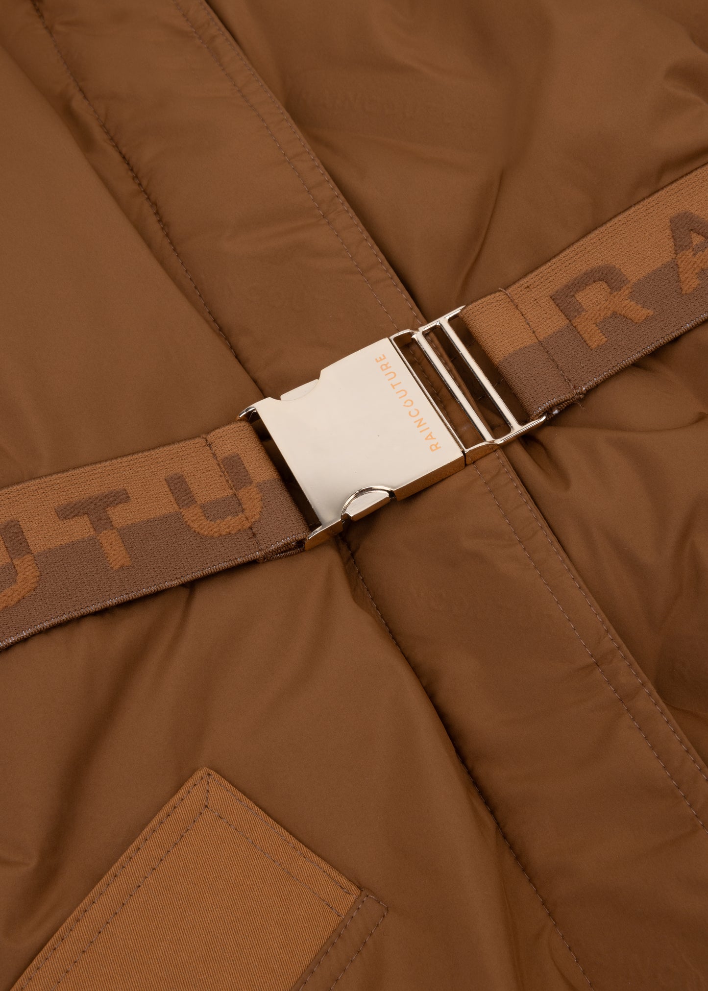 Waterproof Puffer Poncho | Bronze