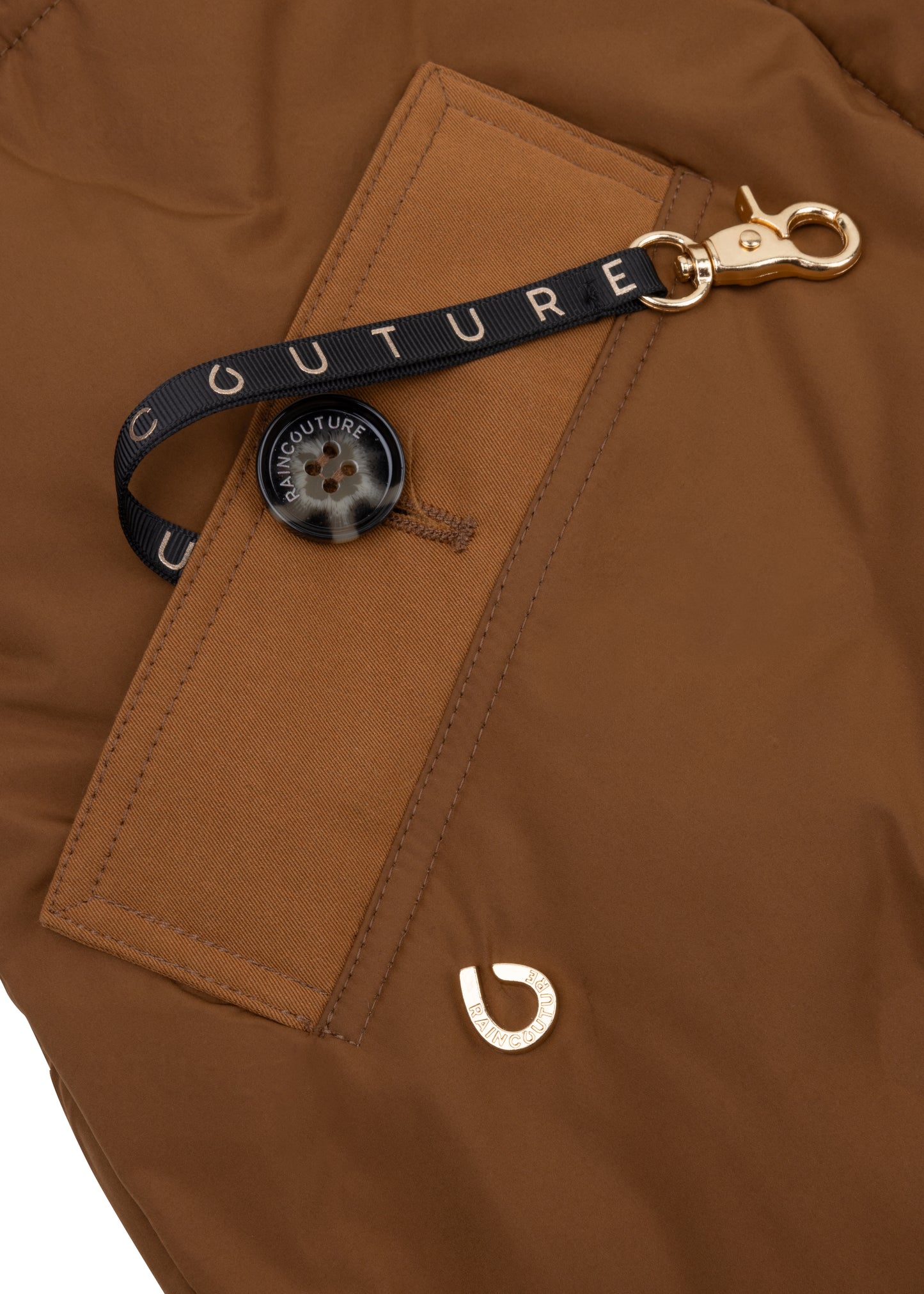 Waterproof Puffer Poncho | Bronze