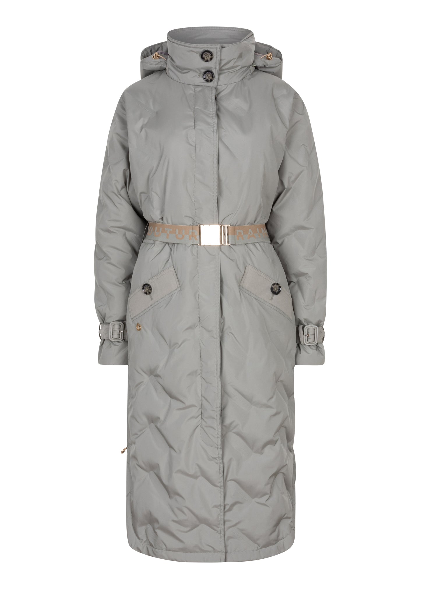Waterproof Puffer Poncho | Green