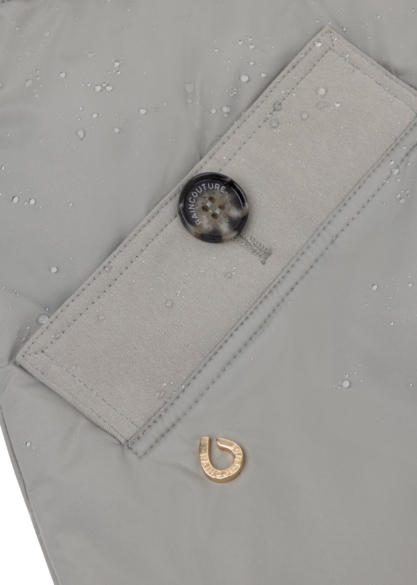 Waterproof Puffer Poncho | Green