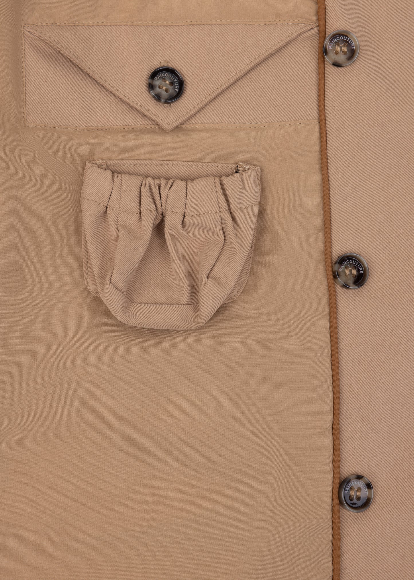 Waterproof Straight Fit Trenchcoat | Camel