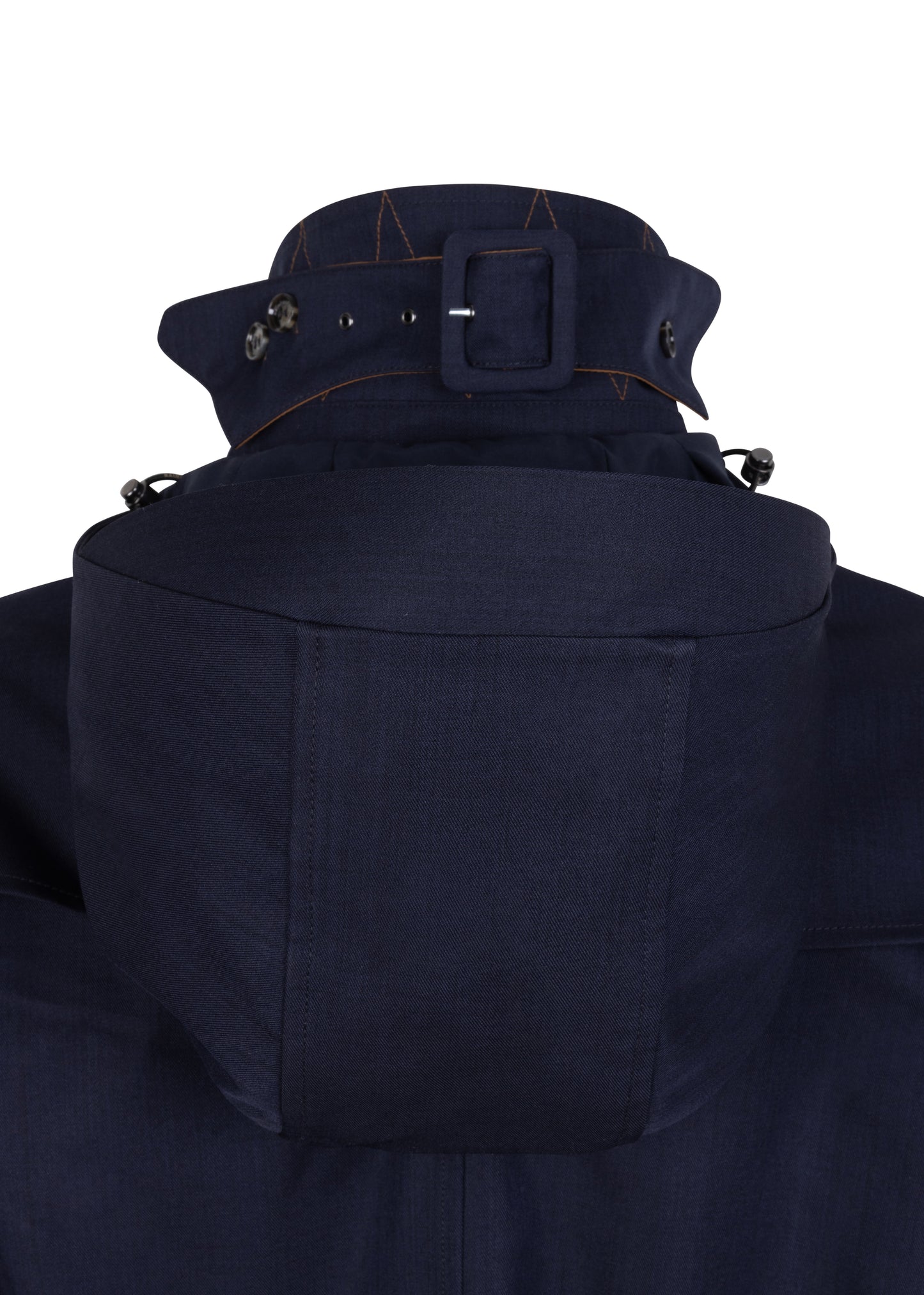 Waterproof Straight Fit Trenchcoat | Navy Melange