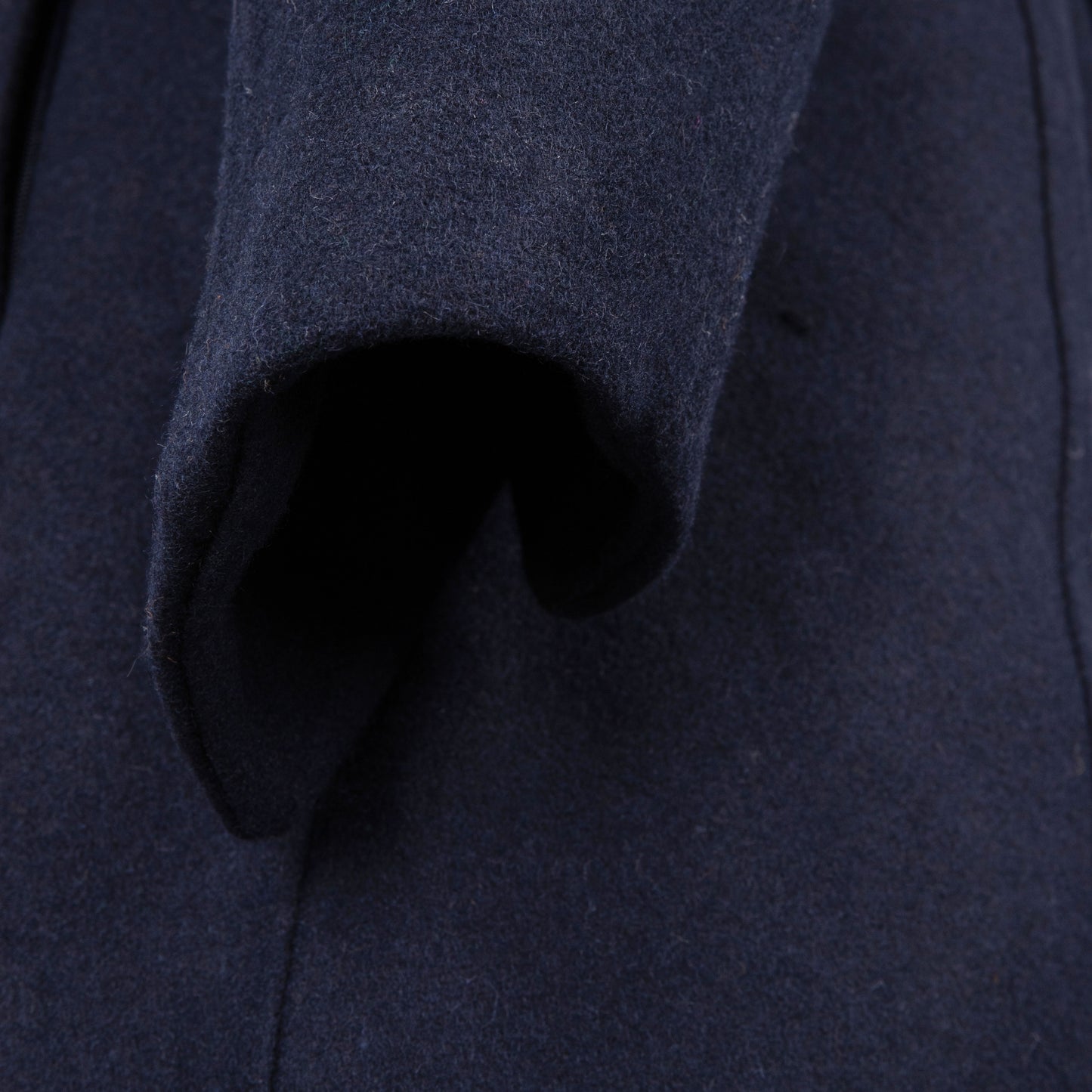 Waterproof Straight Fit Trenchcoat | Navy Wool
