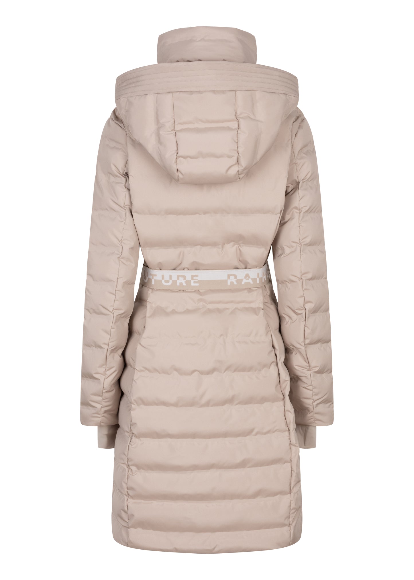 Waterproof Tailored-Fit Puffer Jacket | Beige