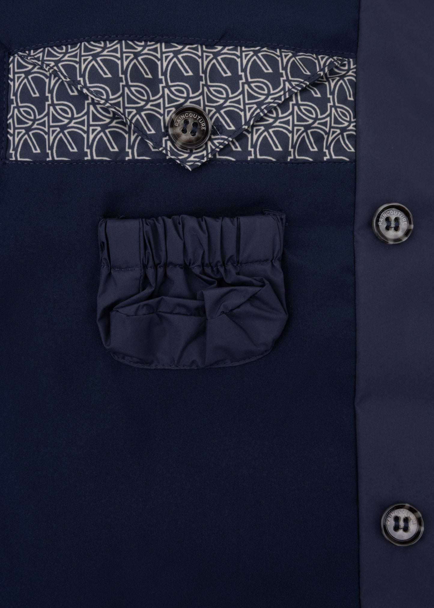 Waterproof Tailored-Fit Puffer Jacket | New Navy