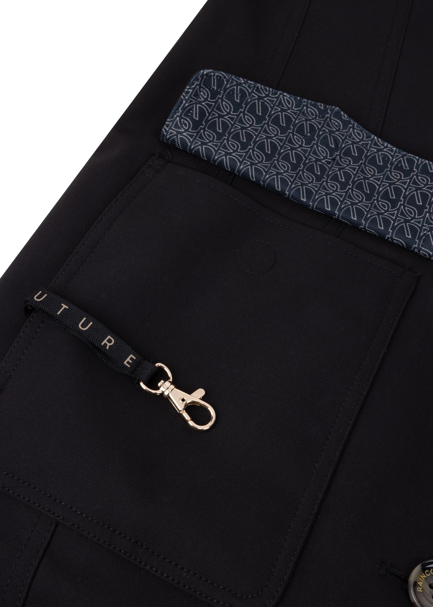 Waterproof Tailored To Fit Trenchcoat | Black