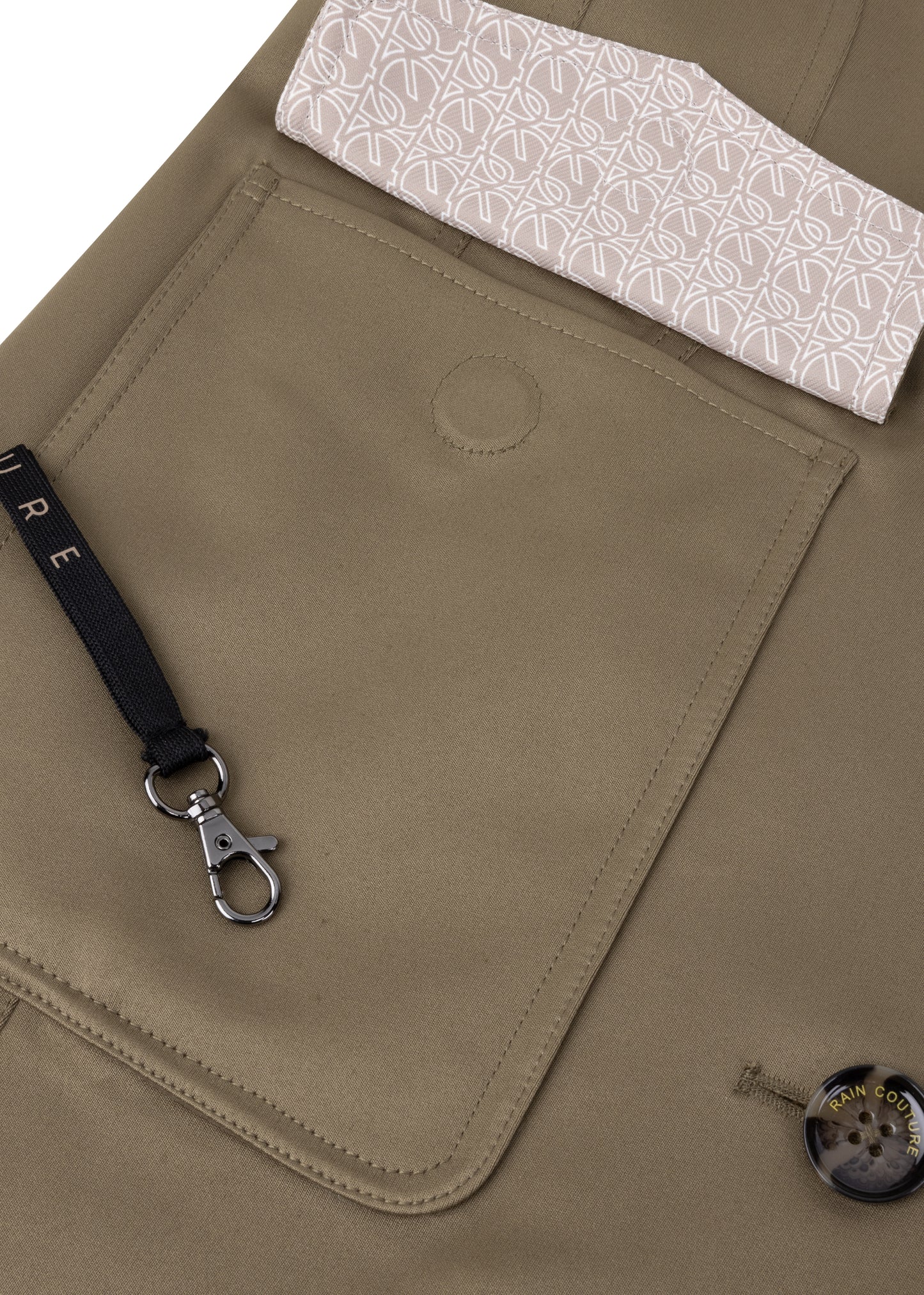 Waterproof Tailored To Fit Trenchcoat | Light Green