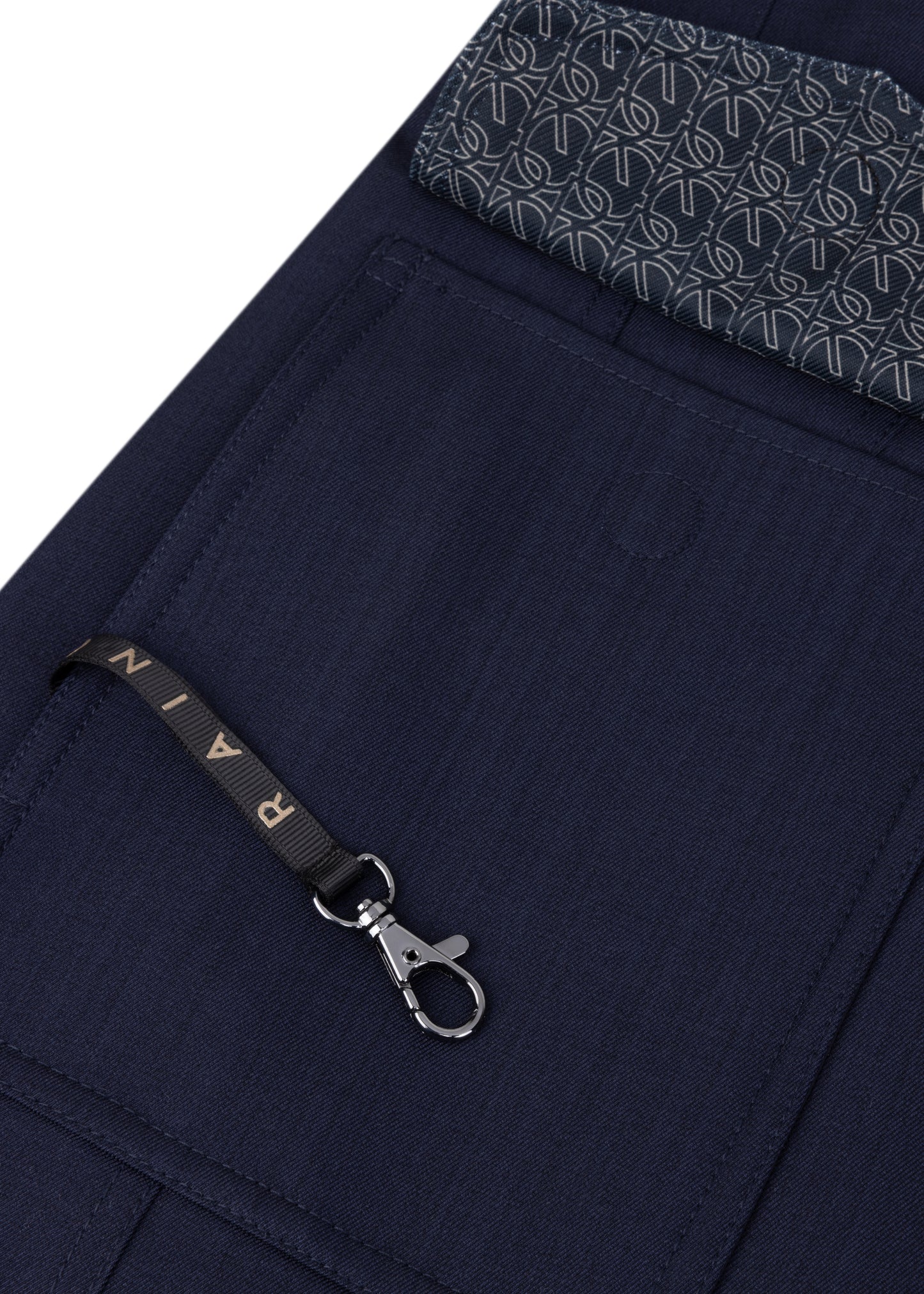 Waterproof Tailored To Fit Trenchcoat | Navy Melange
