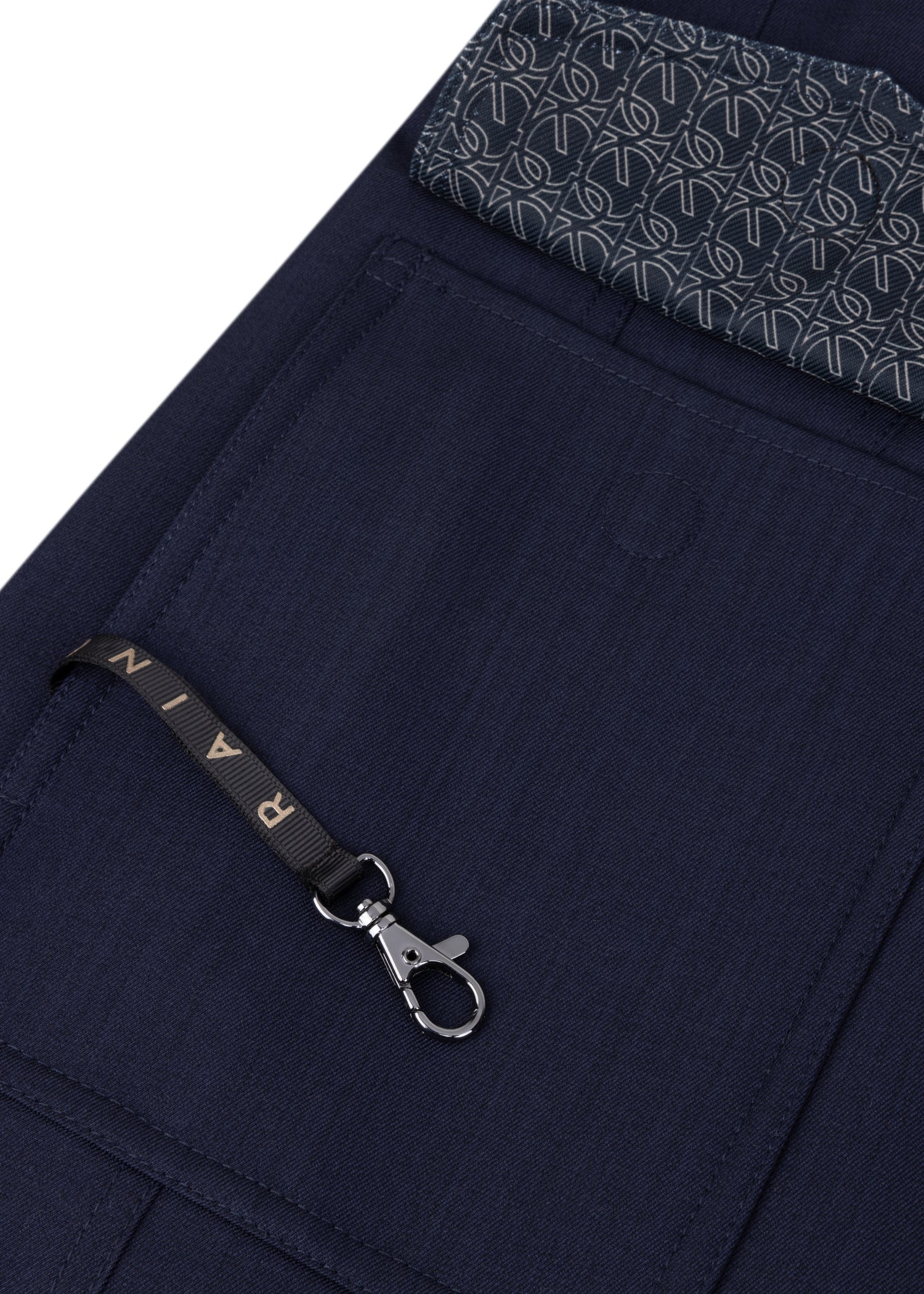 Waterproof Tailored To Fit Trenchcoat  | Navy Melange