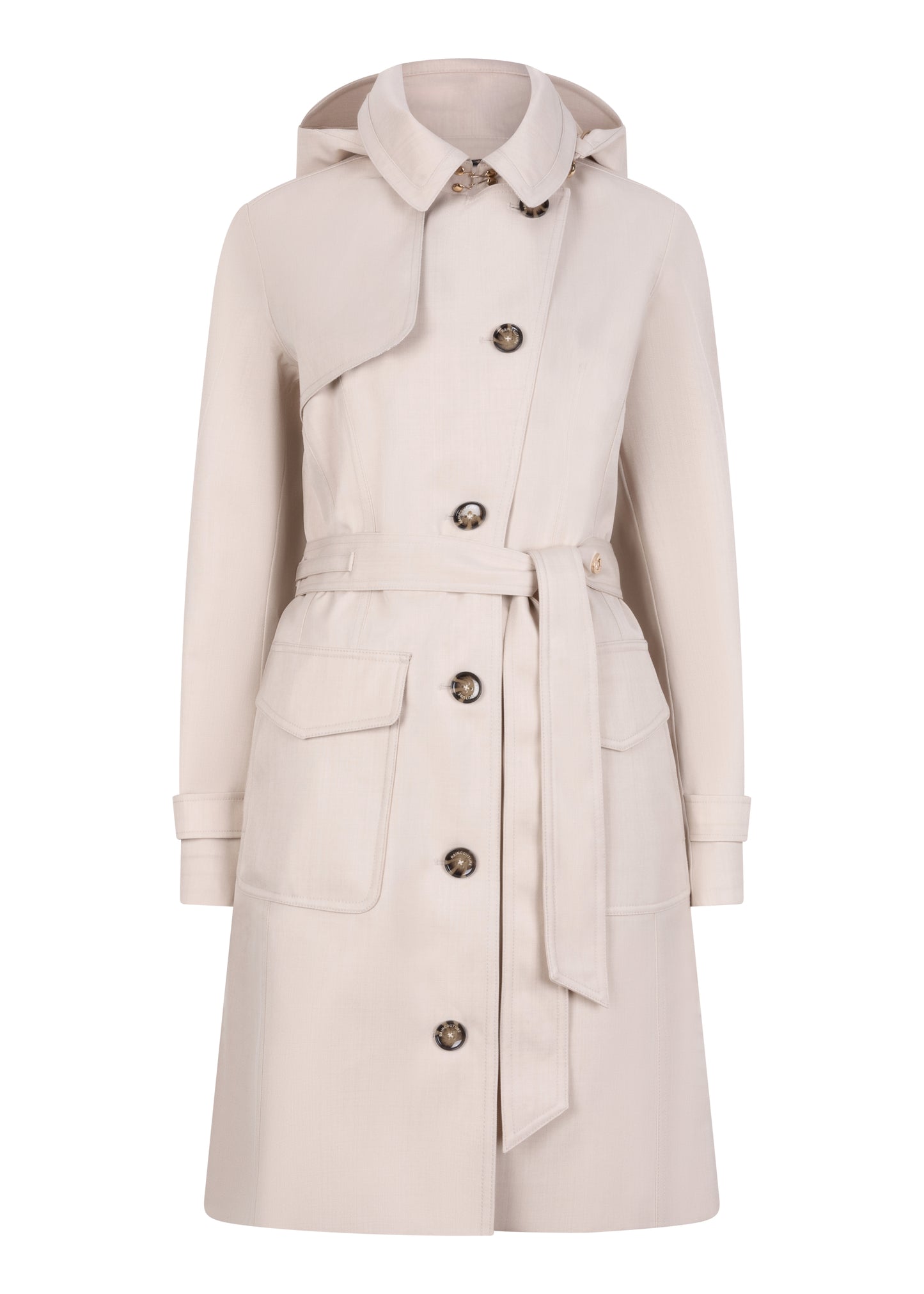 Waterproof Tailored To Fit Trenchcoat | Sandy Melange
