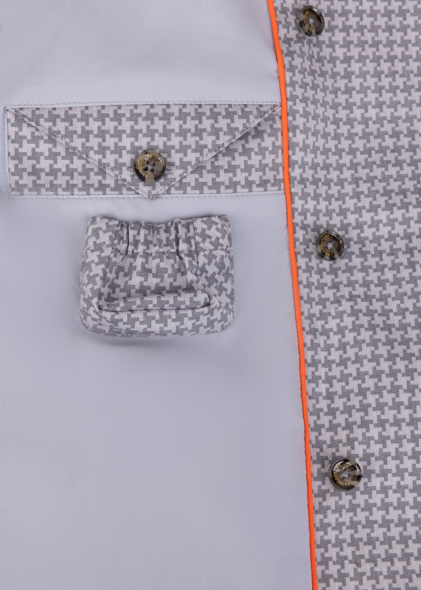 Waterproof Relaxed Fit Trenchcoat | Gray Check