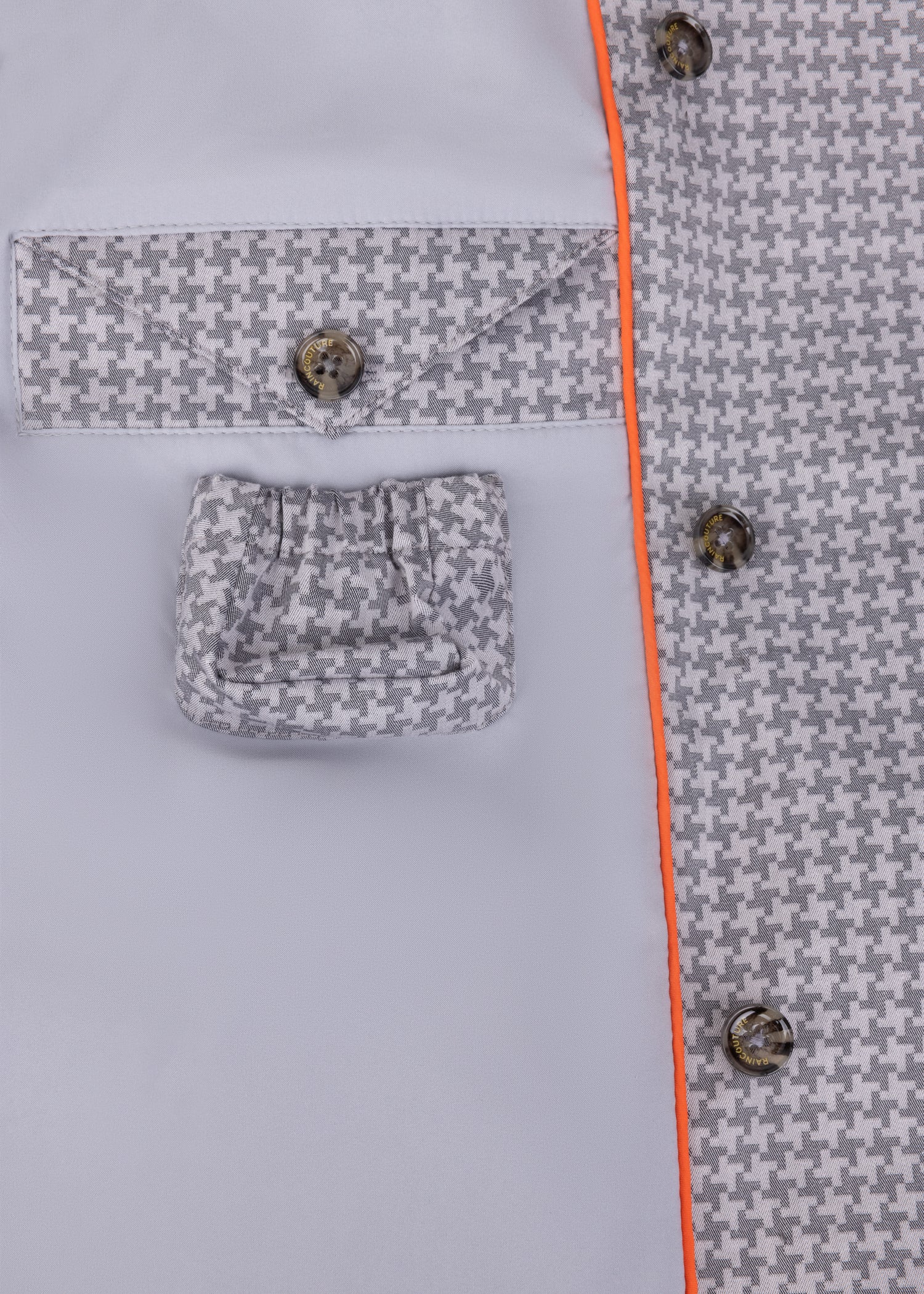 Waterproof Relaxed Fit Trenchcoat  | Gray Check