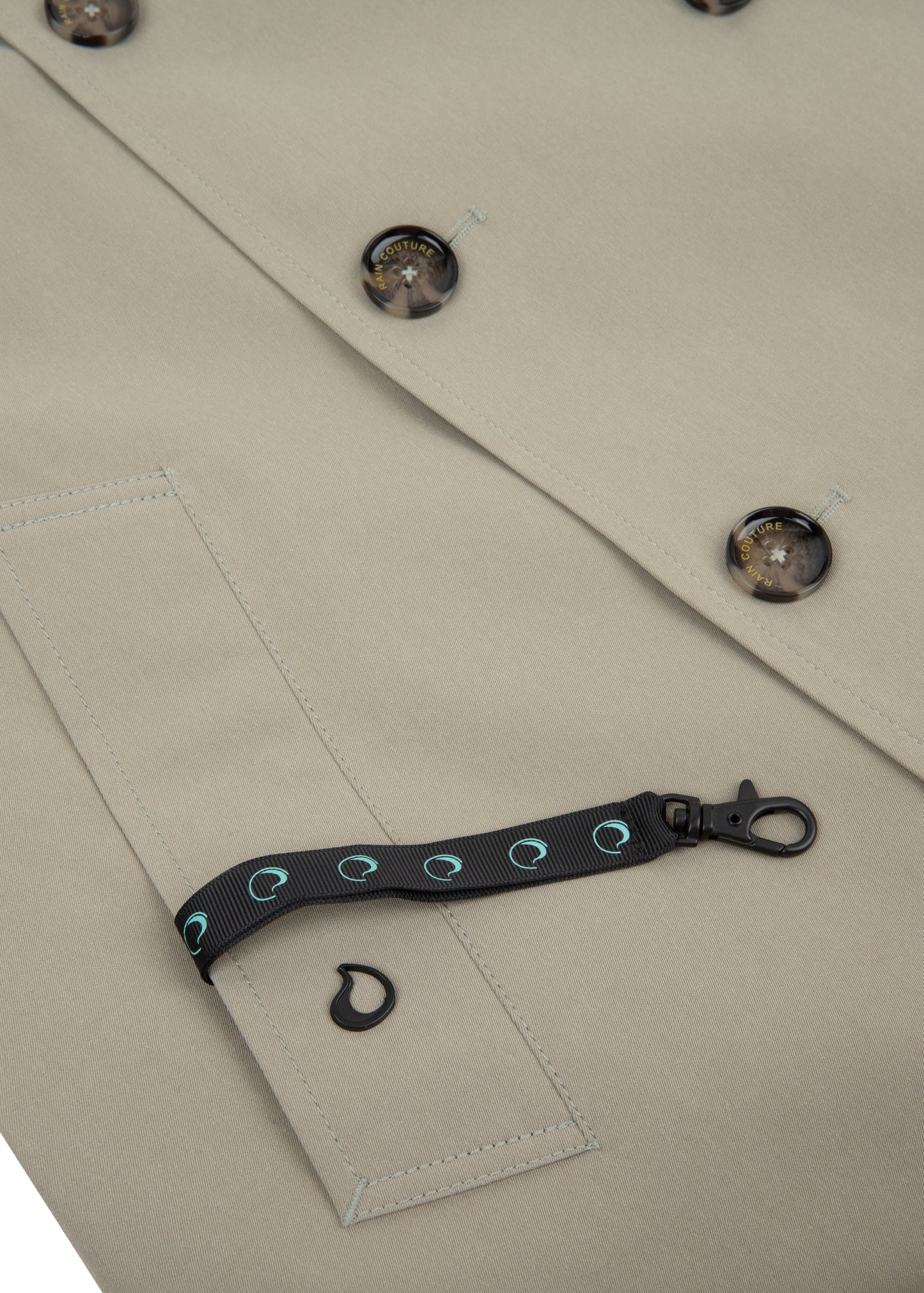 Waterproof Relaxed Fit Trenchcoat | Khaki Green