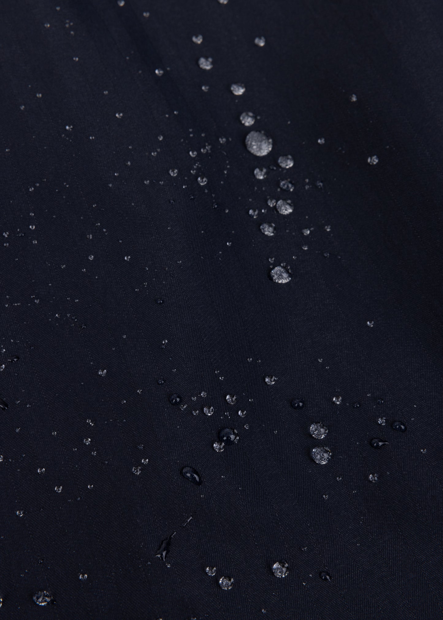 Waterproof Relaxed Fit Trenchcoat | Navy Herringbone