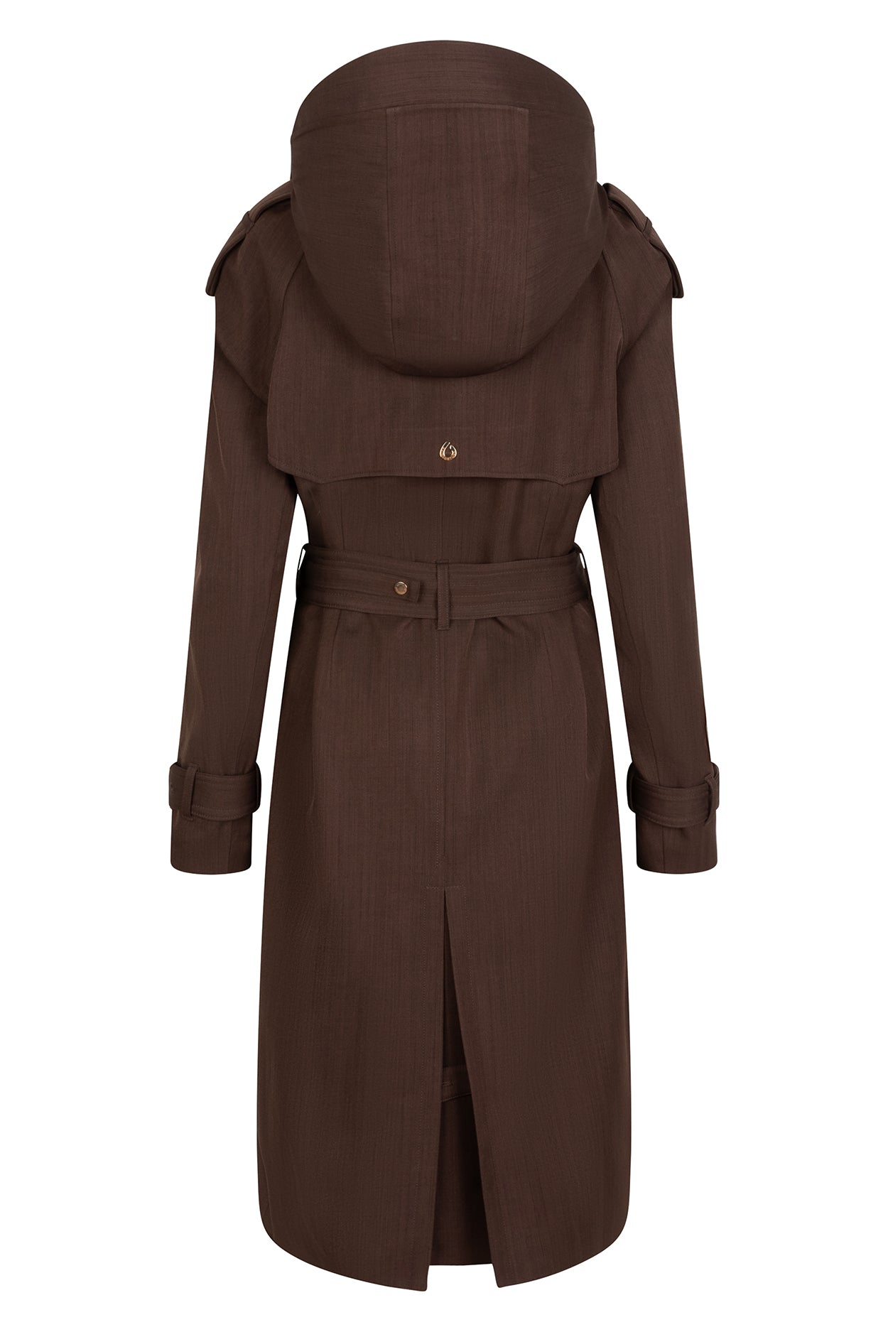 Waterproof Relaxed Fit Trenchcoat | Brown Melange