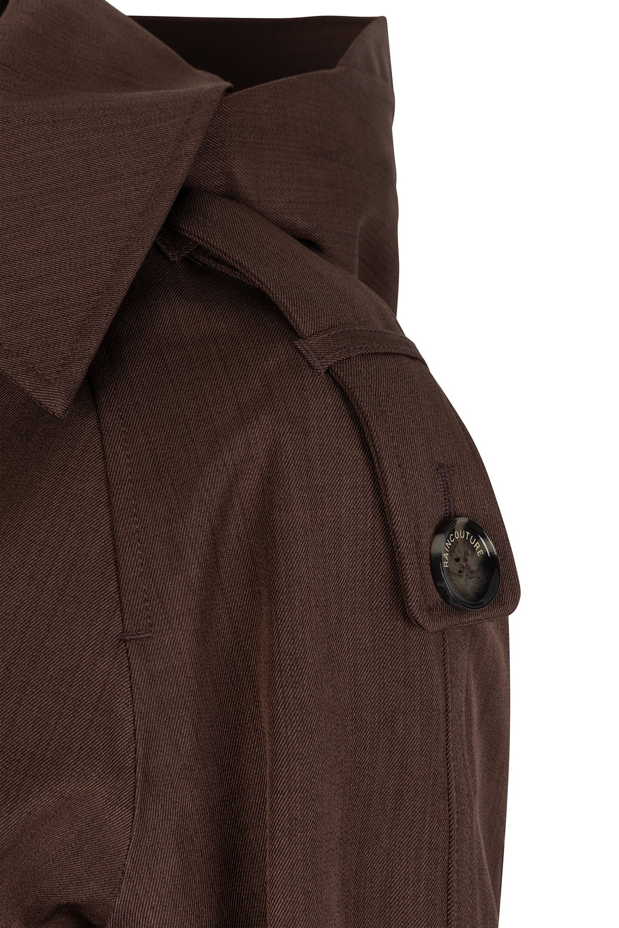 Waterproof Relaxed Fit Trenchcoat | Brown Melange