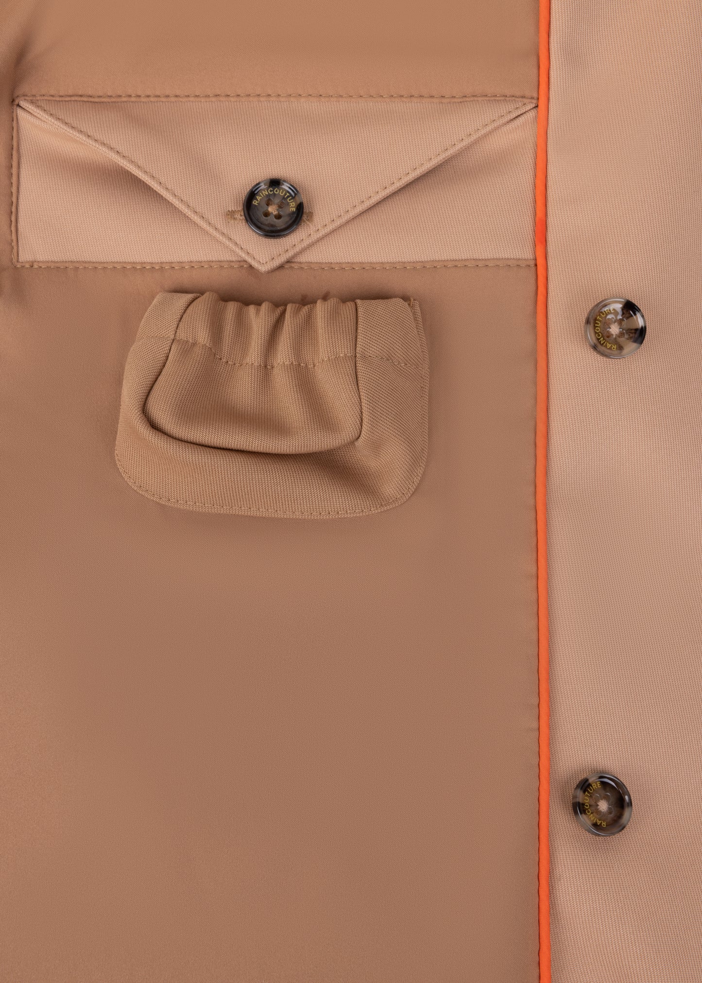Waterproof Relaxed Fit Trenchcoat | Beige Two Tone