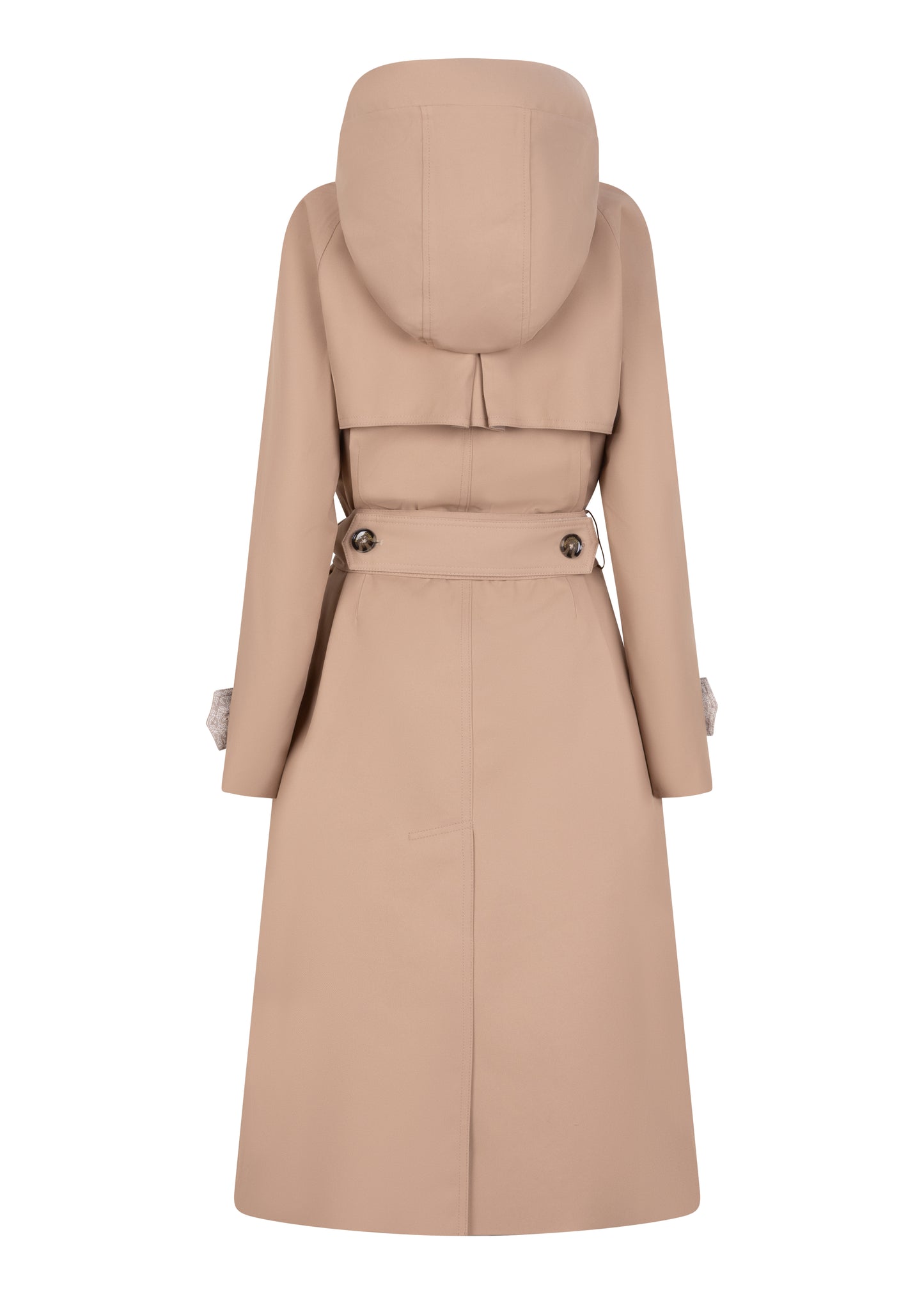 Waterproof Straight-Fit Trenchcoat | Beige Lightweight